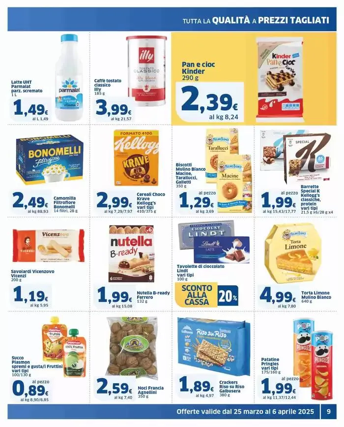 Primavera di risparmio , Ok Sigma da 25 marzo a 6 aprile di 2025 - Pagina del volantino 9