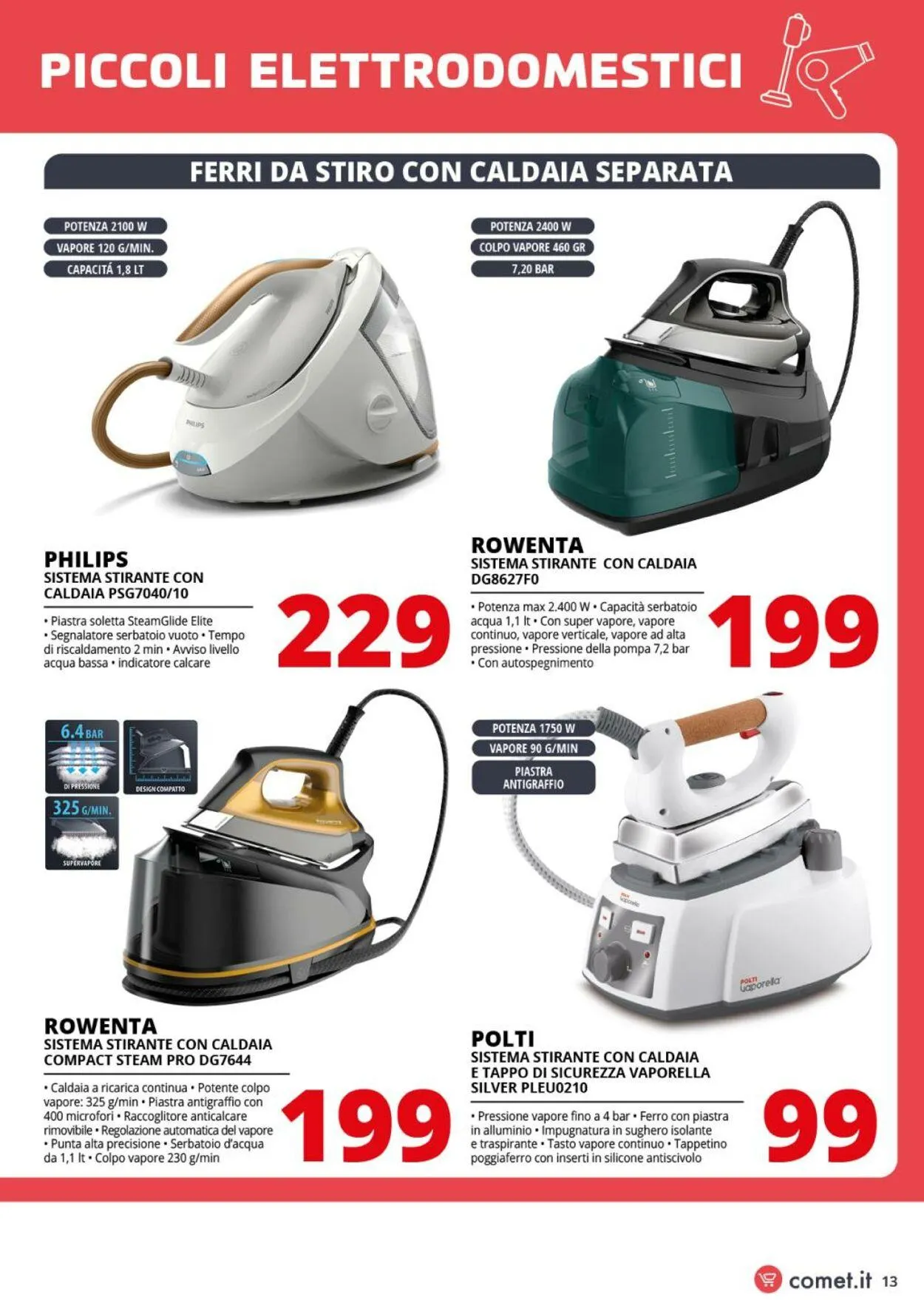 Comet Volantino attuale da 1 agosto a 20 agosto di 2025 - Pagina del volantino 13
