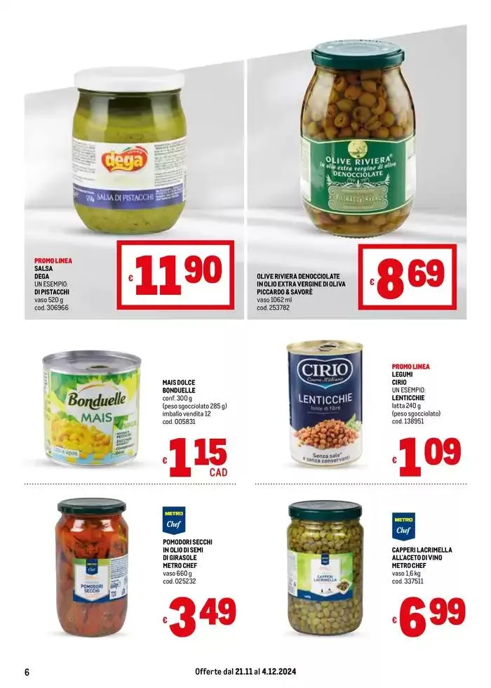 Offerte per te- Area 1 da 21 novembre a 4 dicembre di 2024 - Pagina del volantino 6