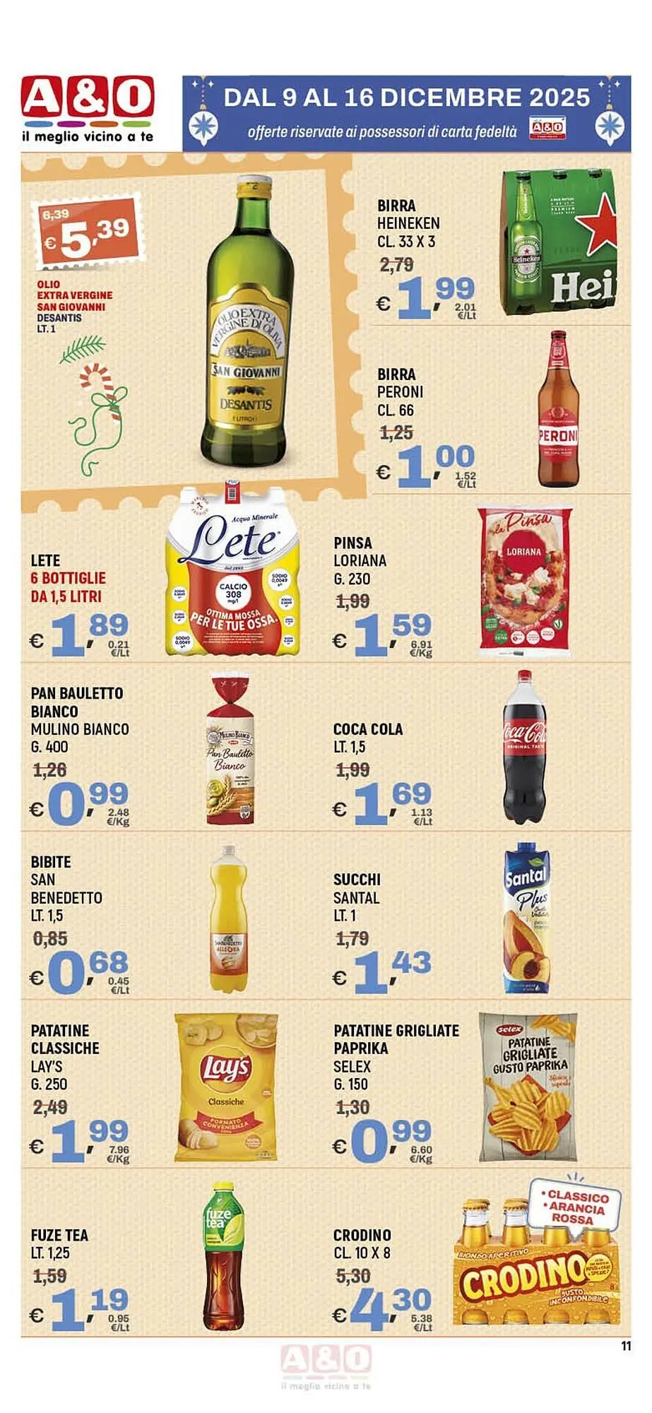 Volantino A&O da 9 dicembre a 16 dicembre di 2025 - Pagina del volantino 11