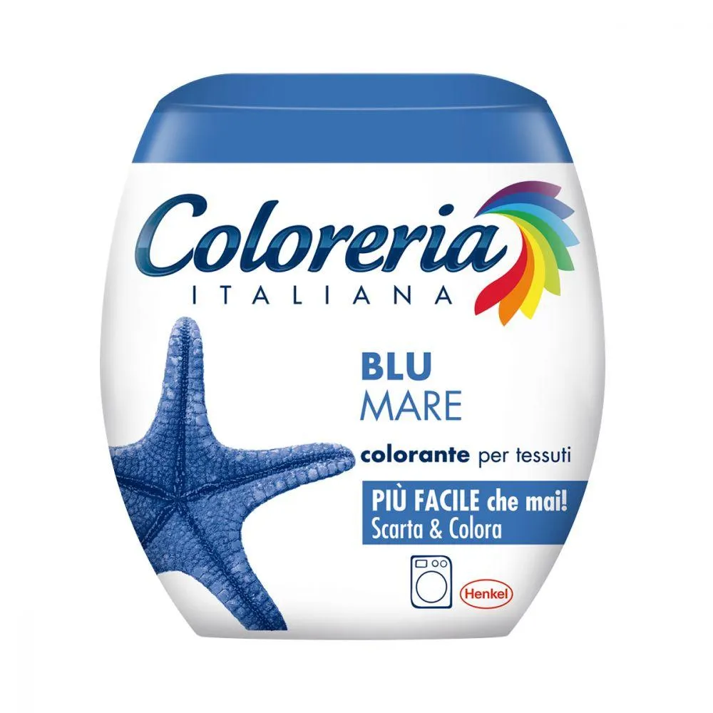 Coloreria Italiana Colorante Tessuti Blu Mare