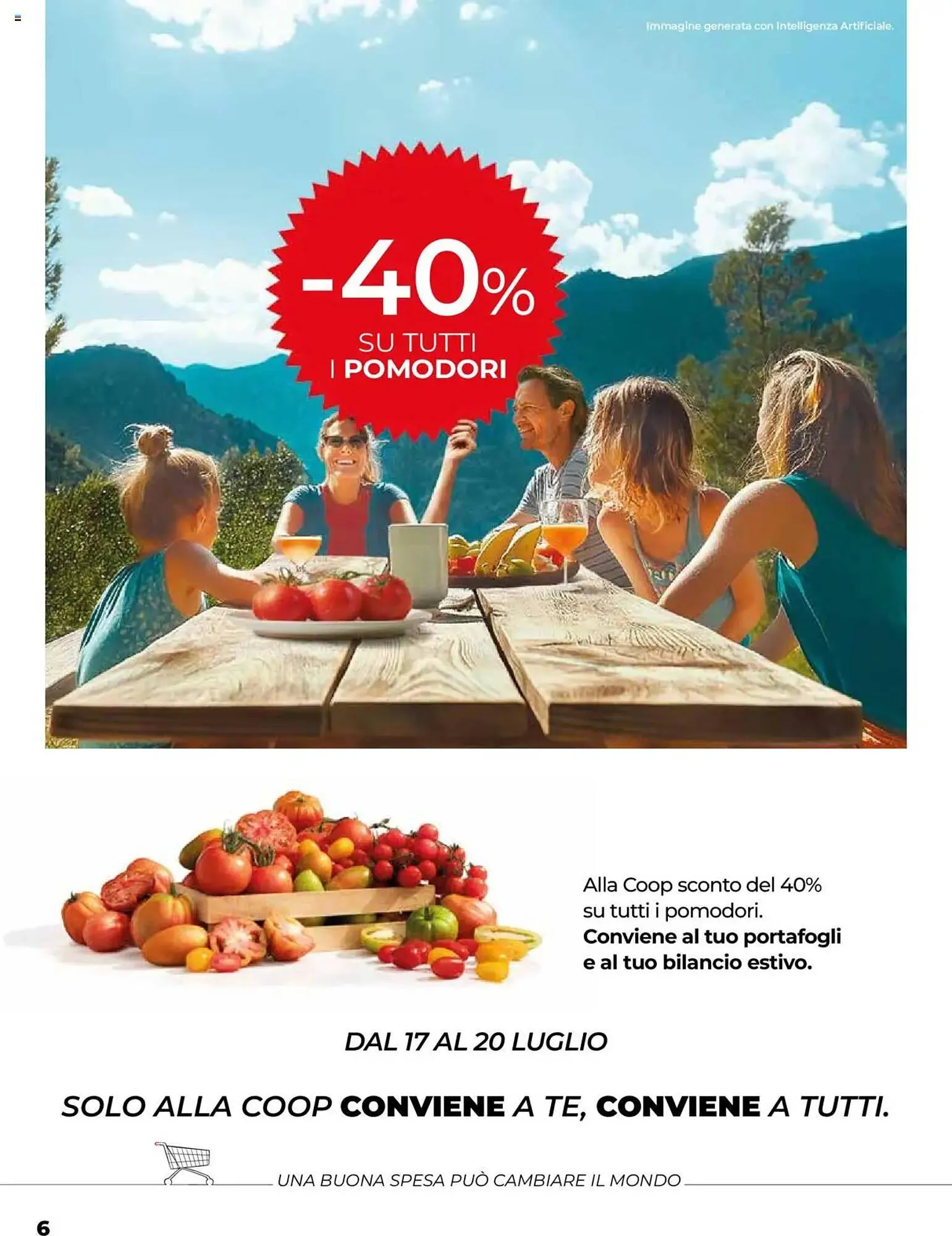 Volantino Unicoop da 17 luglio a 30 luglio di 2025 - Pagina del volantino 6