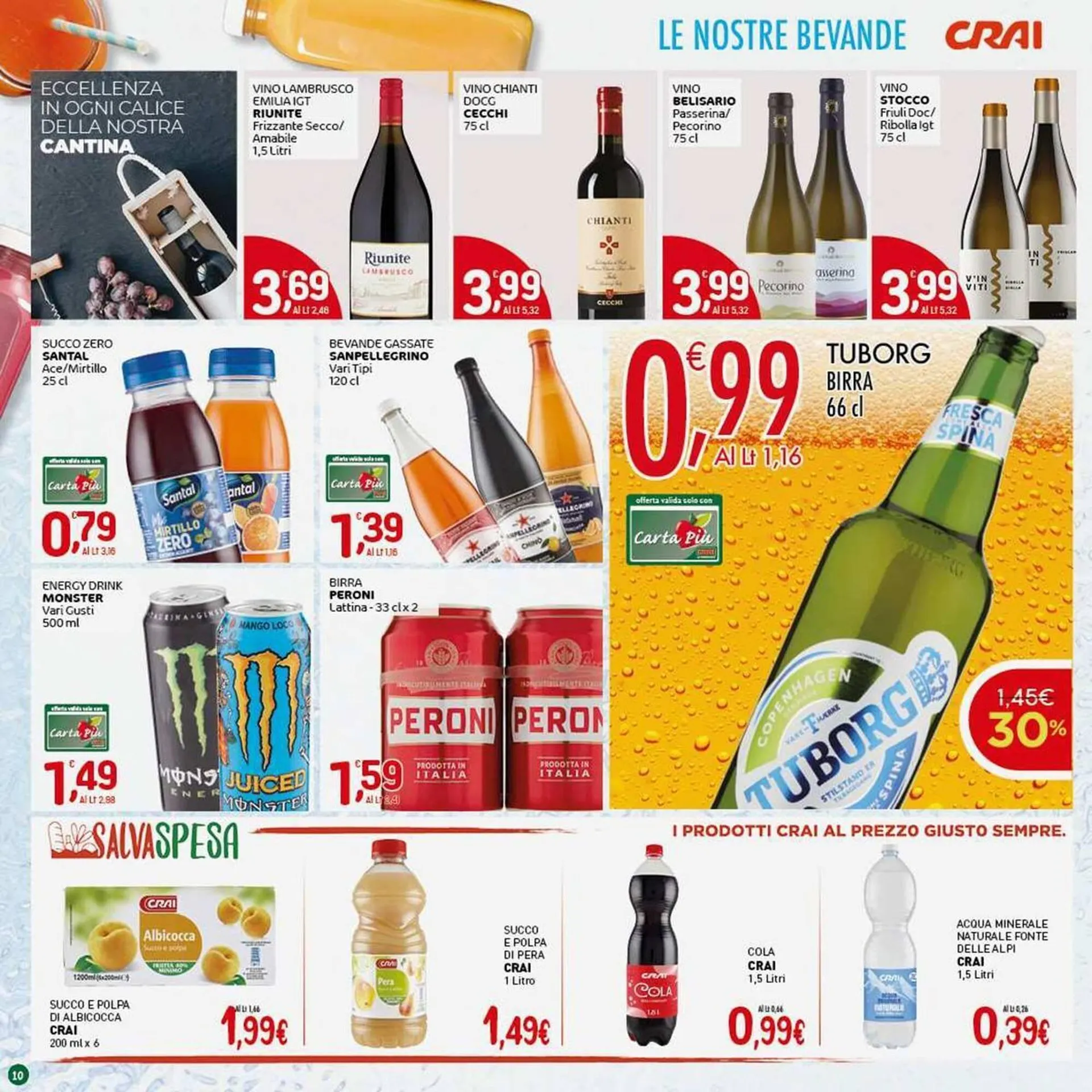 Volantino Crai da 16 ottobre a 29 ottobre di 2025 - Pagina del volantino 10