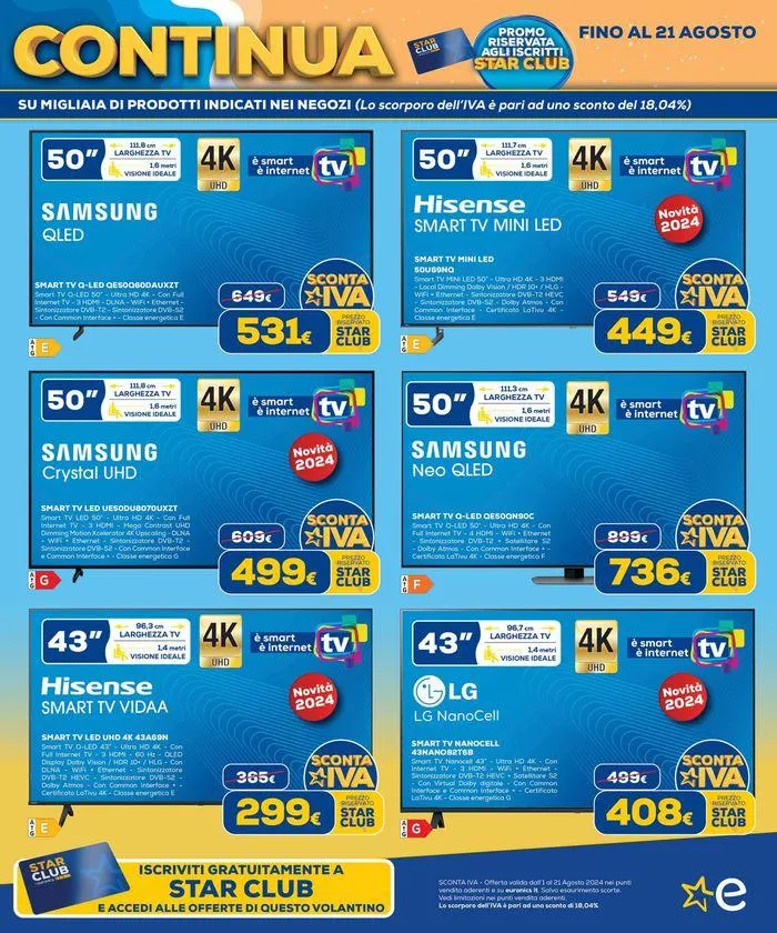 Sconta iva continua da 2 agosto a 21 agosto di 2024 - Pagina del volantino 5
