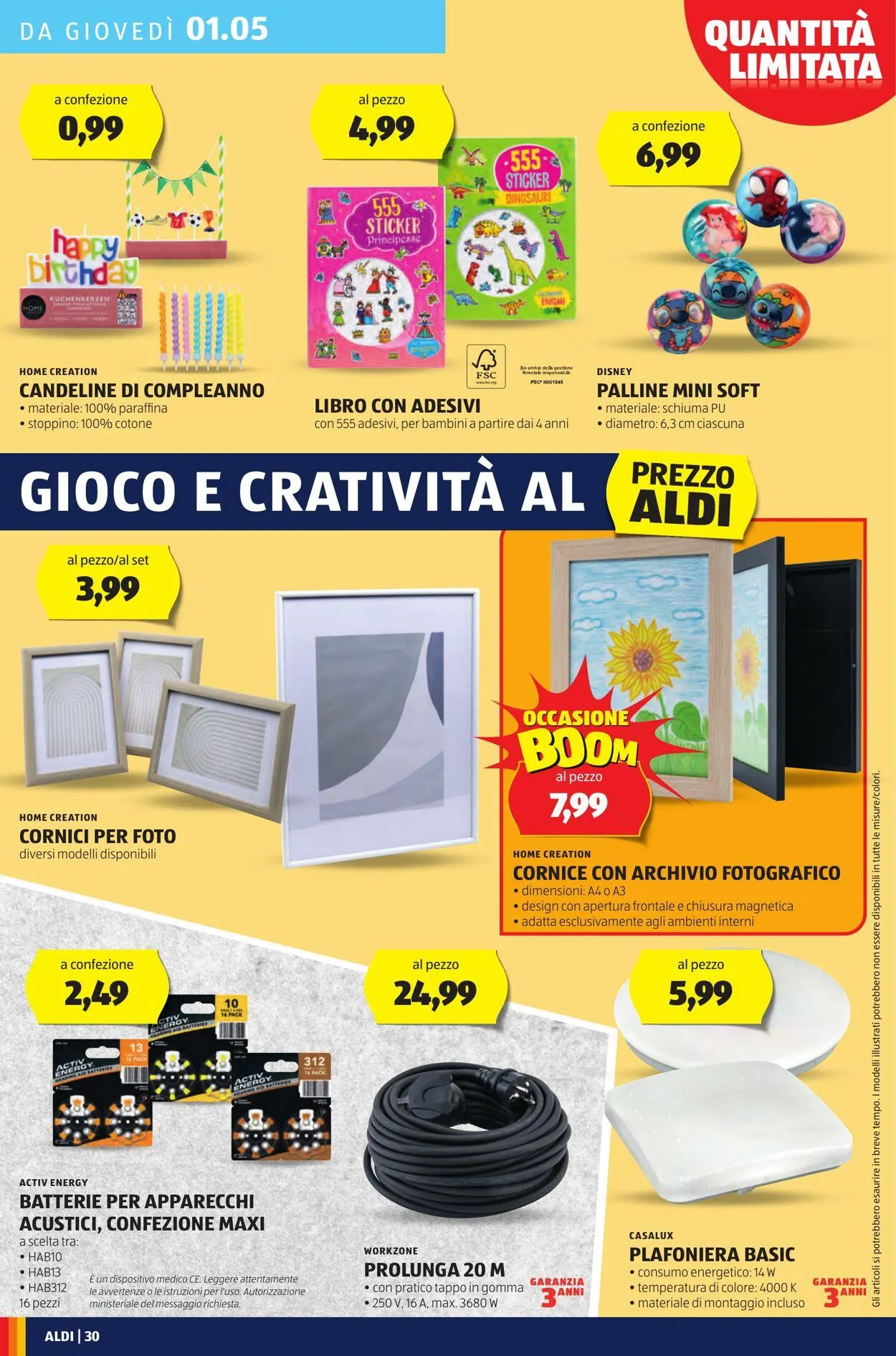 Aldi Volantino attuale da 28 aprile a 4 maggio di 2025 - Pagina del volantino 30