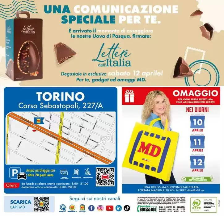 Nuova apertura Torino da 10 aprile a 20 aprile di 2025 - Pagina del volantino 28