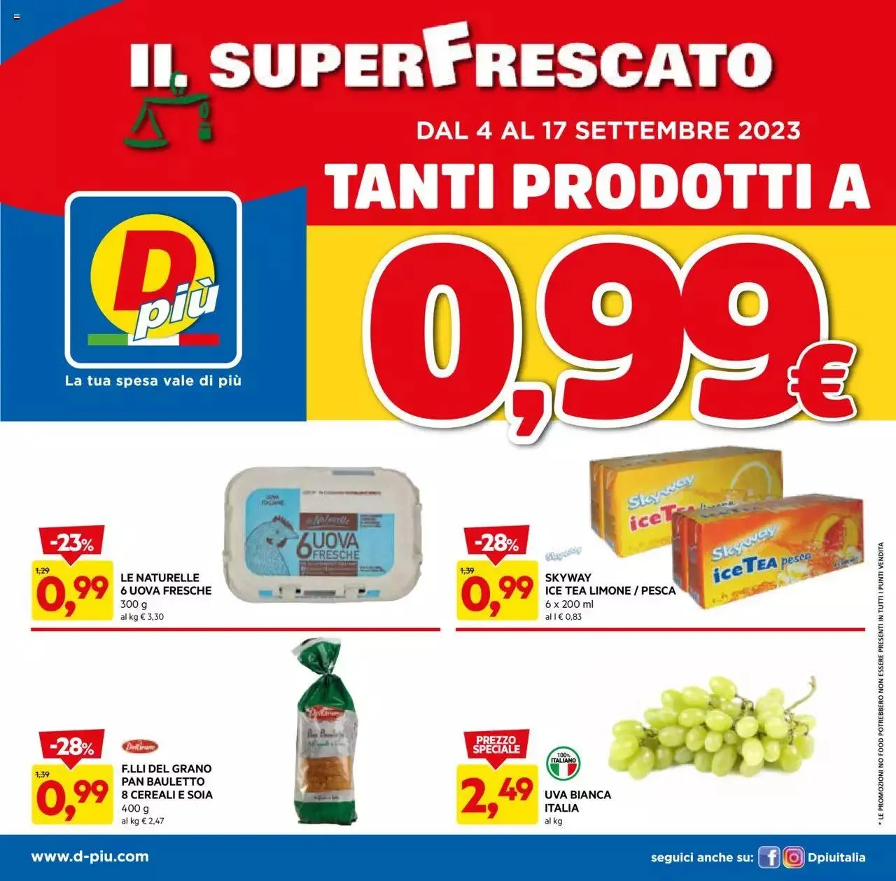 Volantino D Più da 4 settembre a 17 settembre di 2023 - Pagina del volantino 1