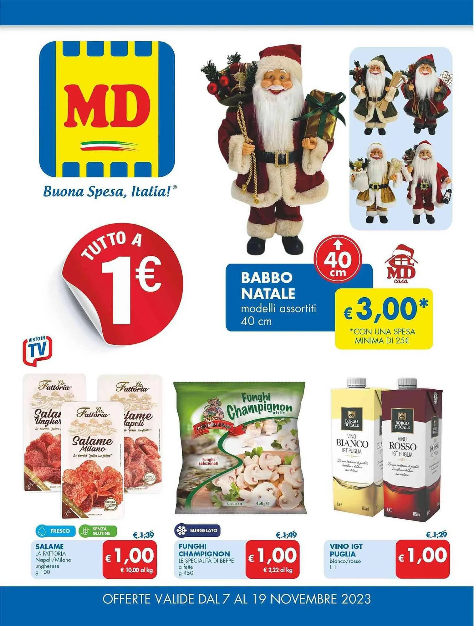 Volantino MD Discount da 7 novembre a 19 novembre di 2023 - Pagina del volantino 1