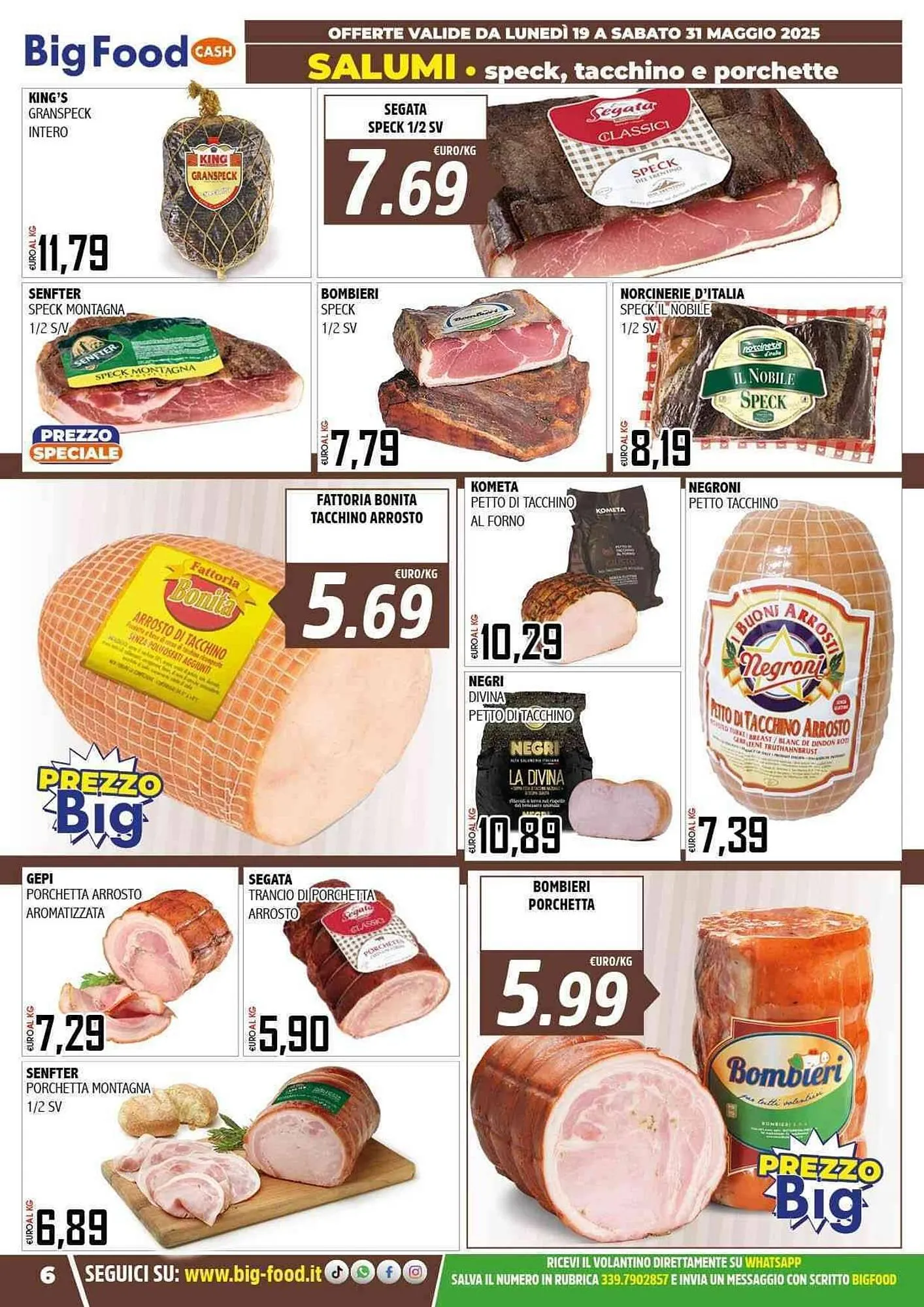 Volantino Big Food da 19 maggio a 31 maggio di 2025 - Pagina del volantino 6