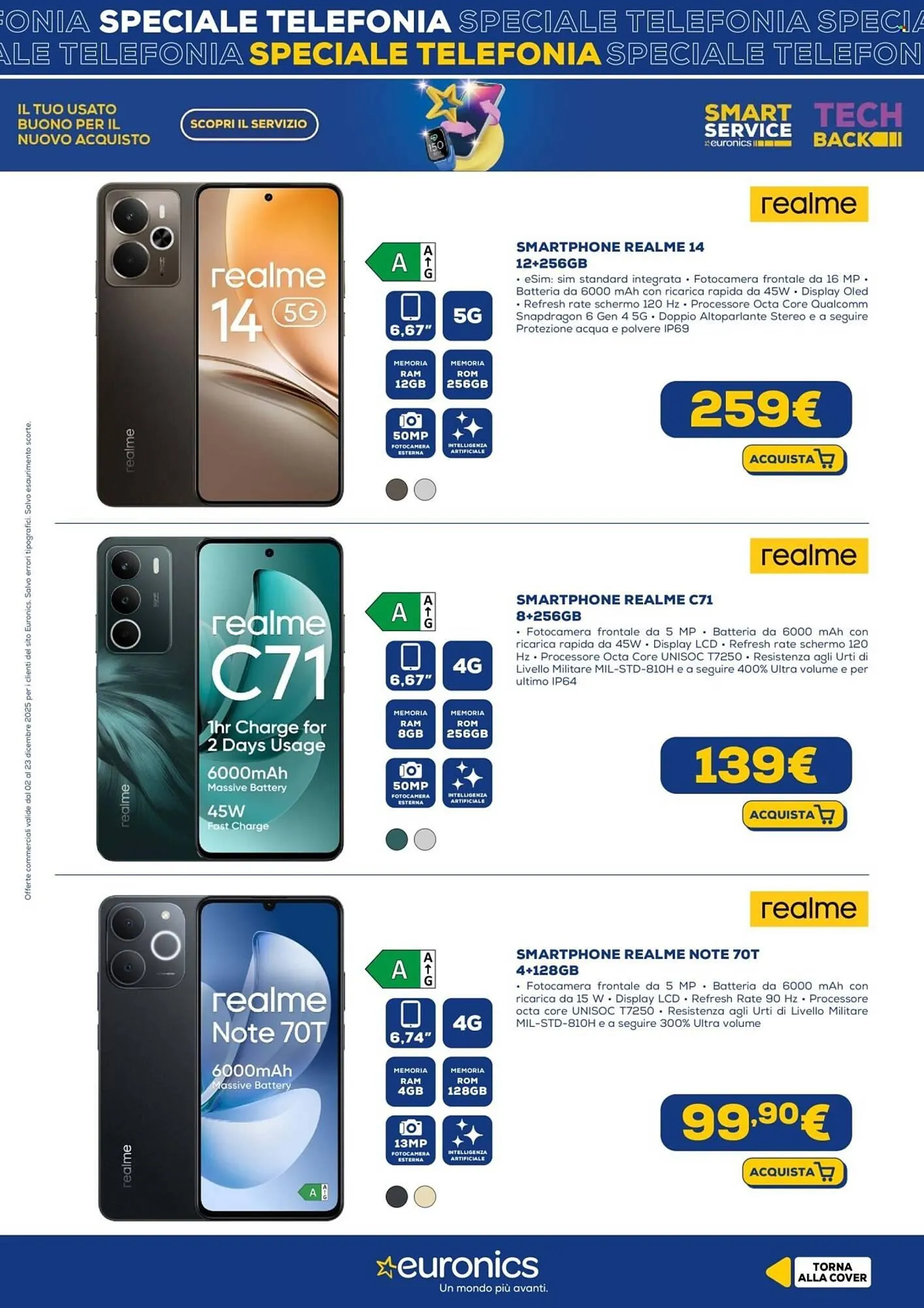 Volantino Euronics da 2 dicembre a 23 dicembre di 2025 - Pagina del volantino 10