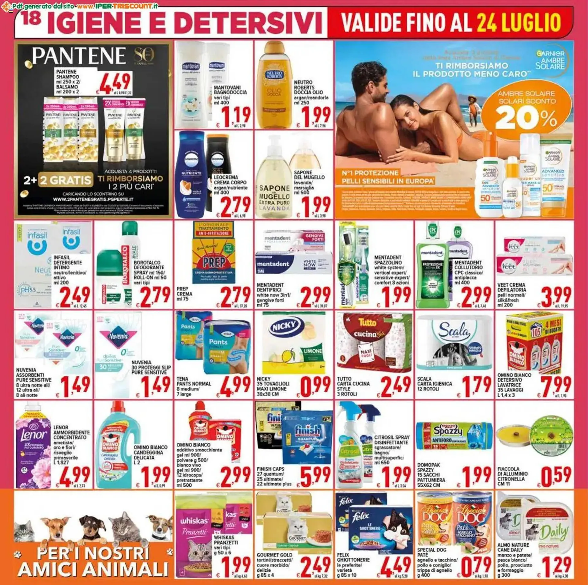 Volantino Iper Triscount da 16 luglio a 24 luglio di 2025 - Pagina del volantino 18