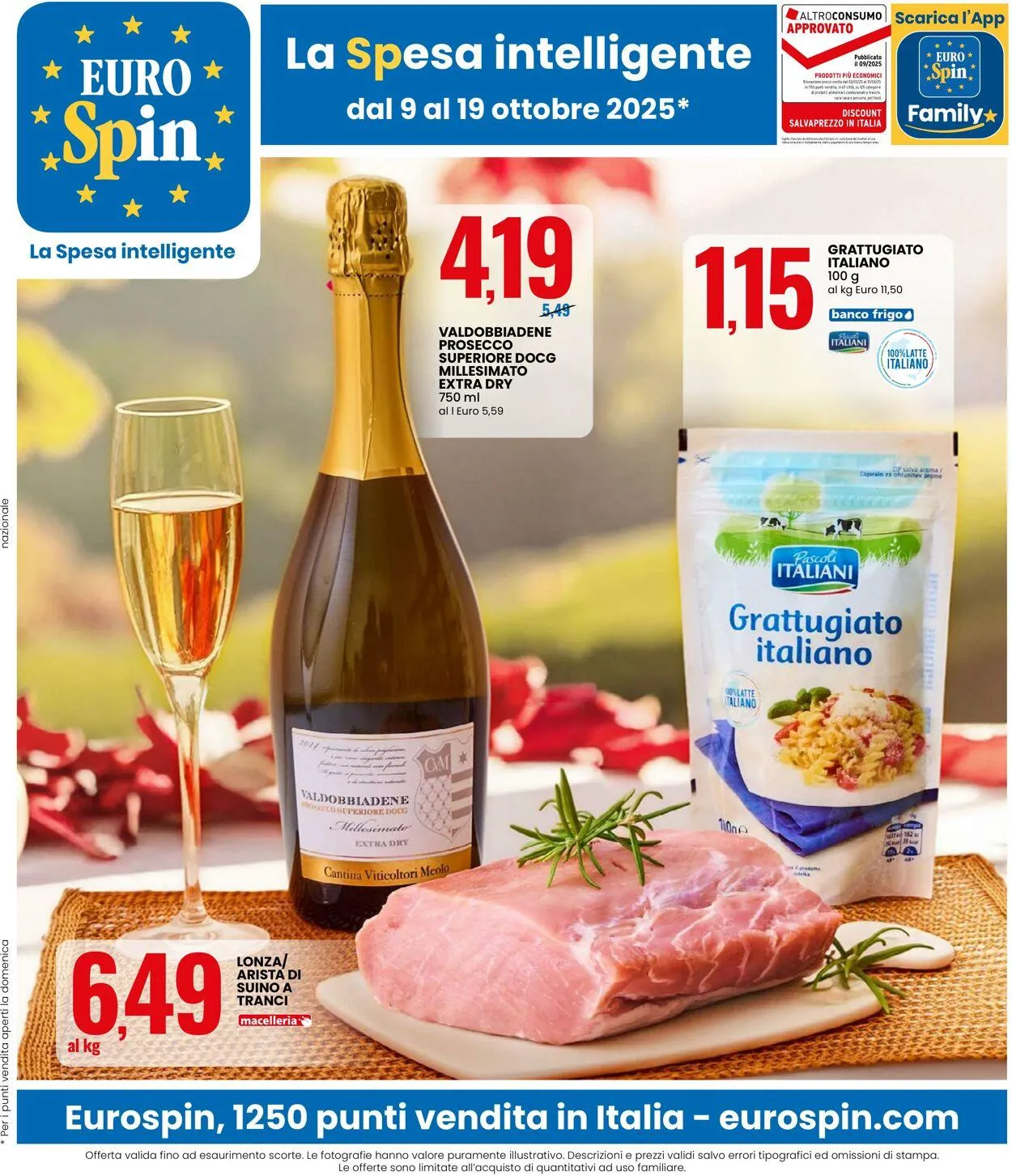EURO Spin Volantino attuale da 9 ottobre a 19 ottobre di 2025 - Pagina del volantino 1