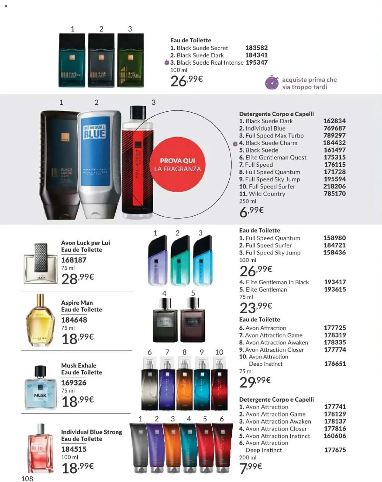 Catalogo Avon da 1 maggio a 31 maggio di 2026 - Pagina del volantino 108