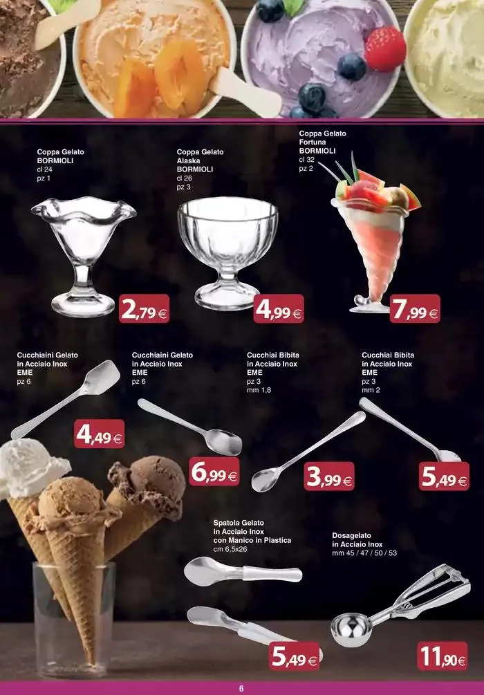 Speciale gelateria da 22 aprile a 7 maggio di 2025 - Pagina del volantino 6
