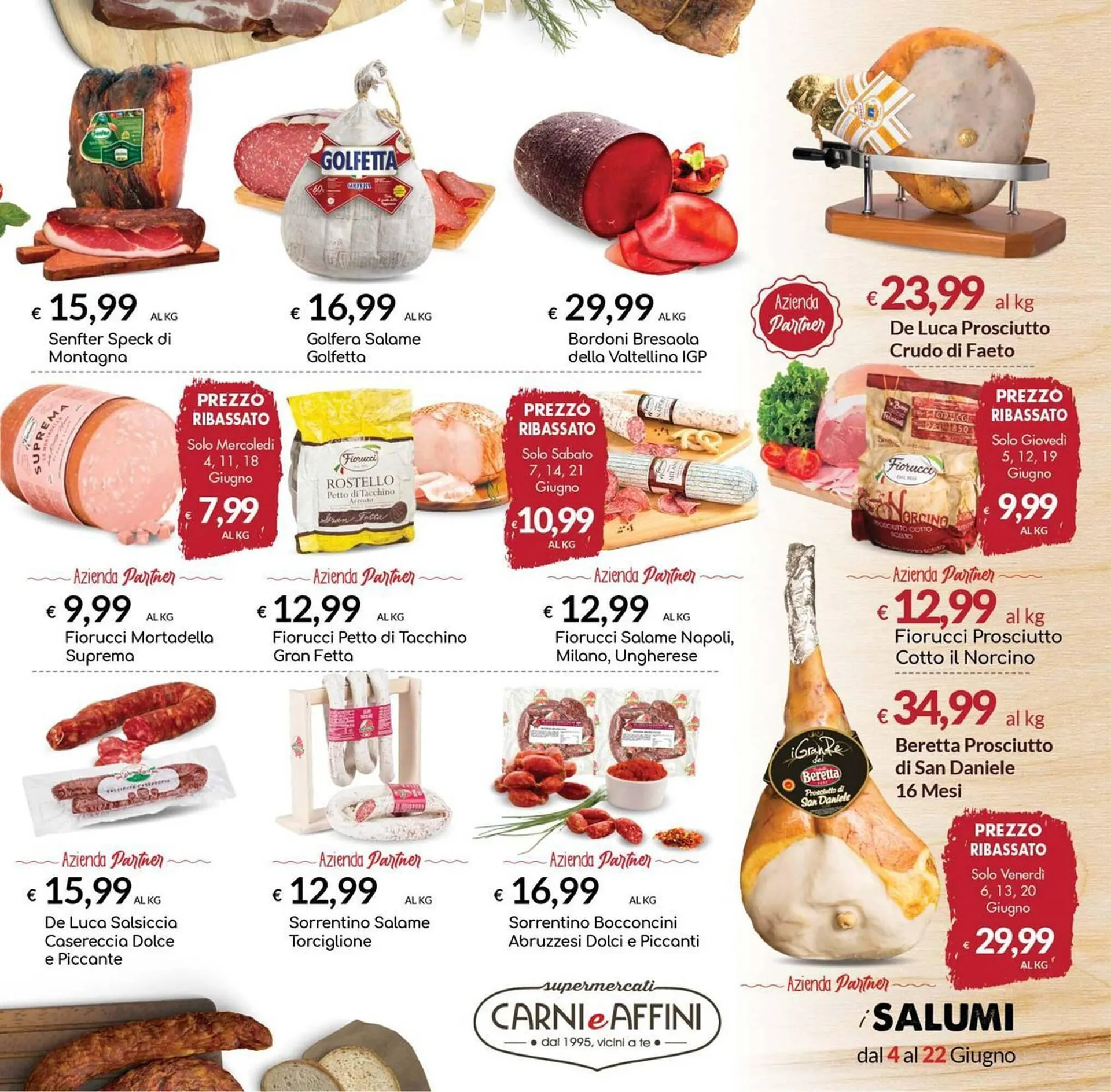 Volantino Carni e Affini Supermercati da 4 giugno a 22 giugno di 2025 - Pagina del volantino 5