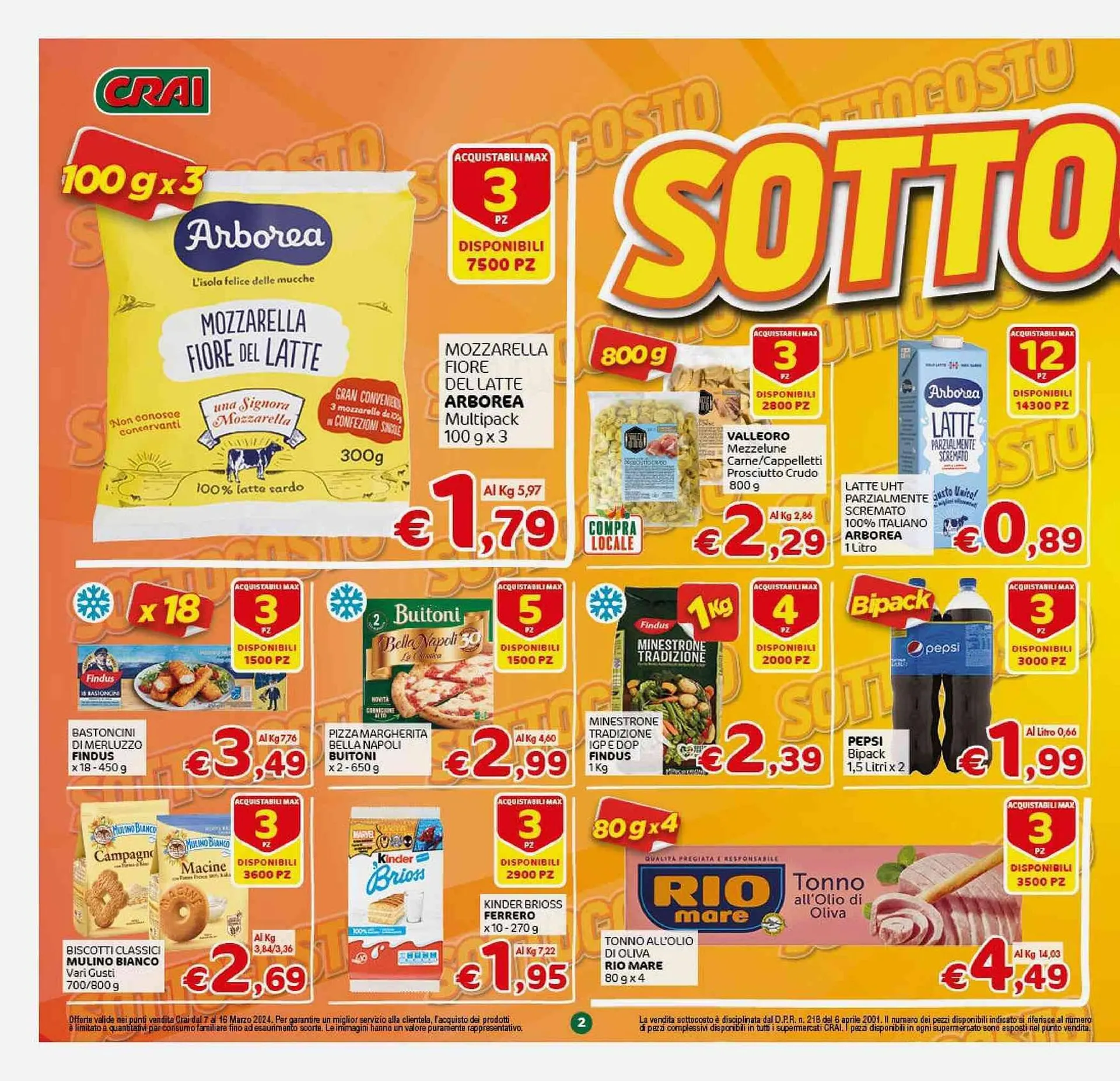 Volantino Crai da 7 marzo a 20 marzo di 2024 - Pagina del volantino 2
