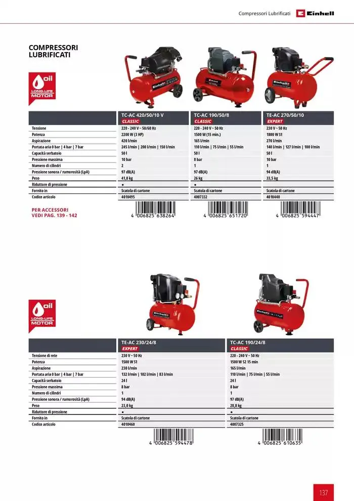Elettroutensili 2025 da 11 febbraio a 31 dicembre di 2025 - Pagina del volantino 137