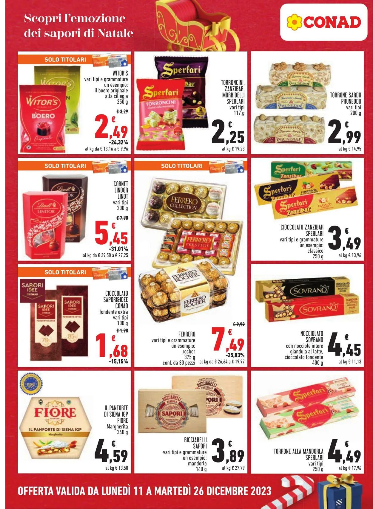 Conad - Margherita - Roma Volantino attuale da 11 dicembre a 26 dicembre di 2023 - Pagina del volantino 4