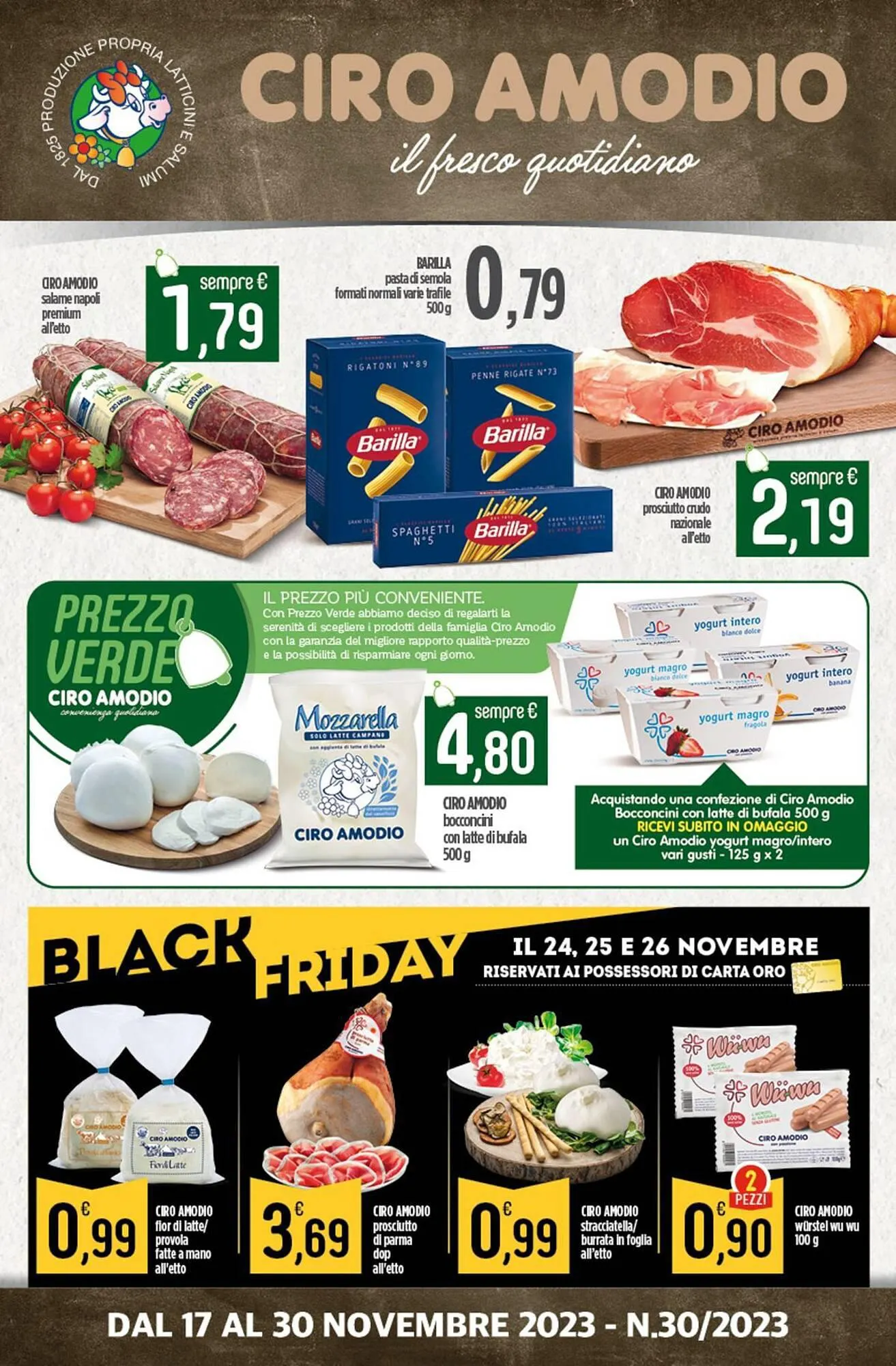 Volantino Ciro Amodio da 17 novembre a 30 novembre di 2023 - Pagina del volantino 1