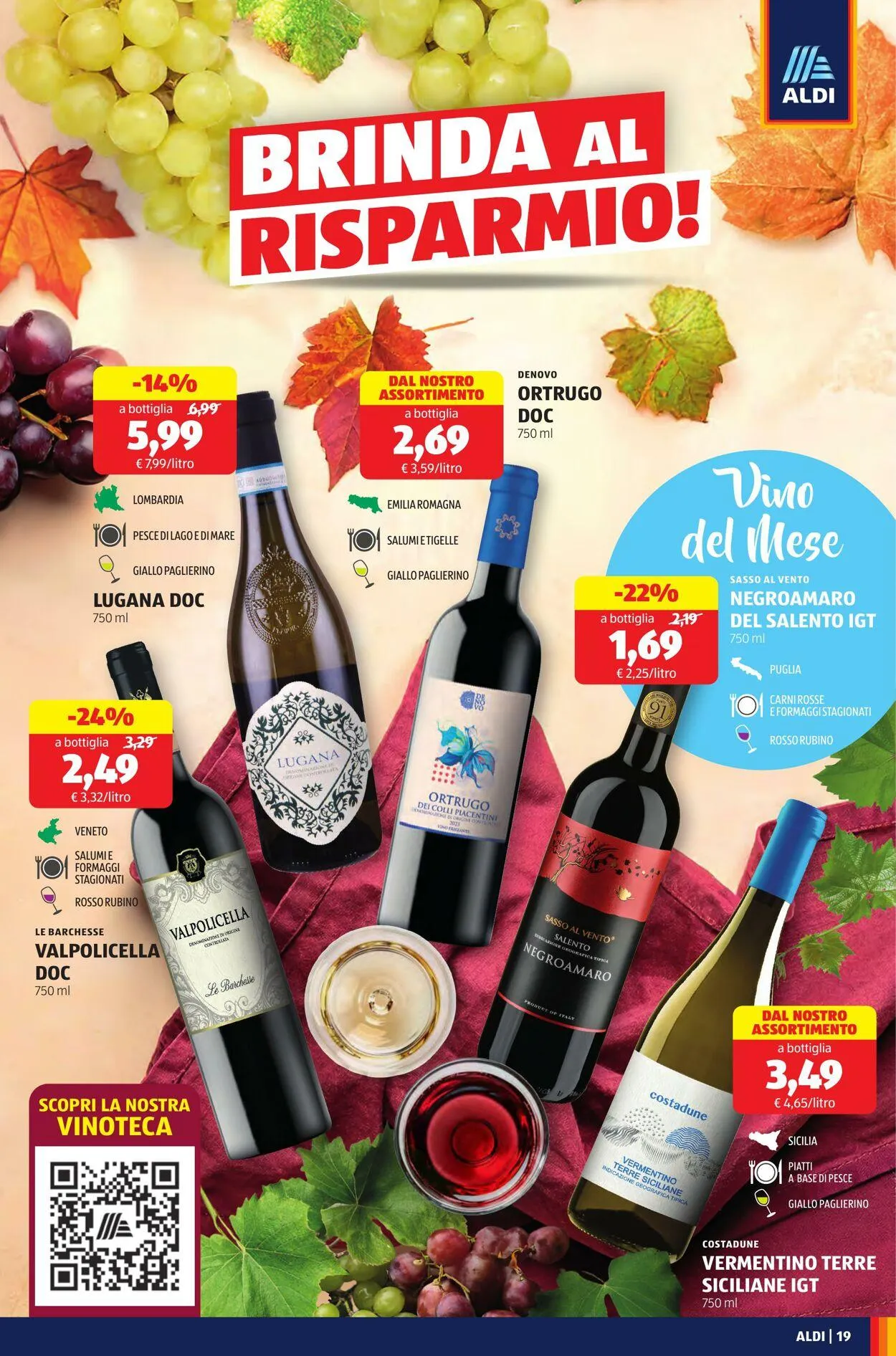 Aldi Volantino attuale da 29 settembre a 5 ottobre di 2025 - Pagina del volantino 19
