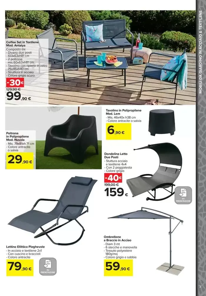 Stile e comfort all'aperto da 1 aprile a 30 aprile di 2025 - Pagina del volantino 3