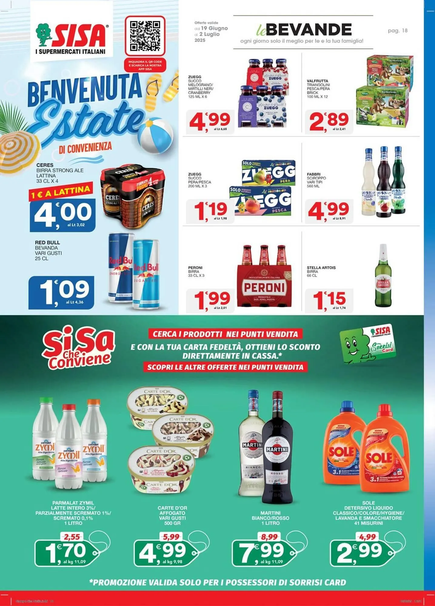 Volantino Sisa da 19 giugno a 2 luglio di 2025 - Pagina del volantino 18