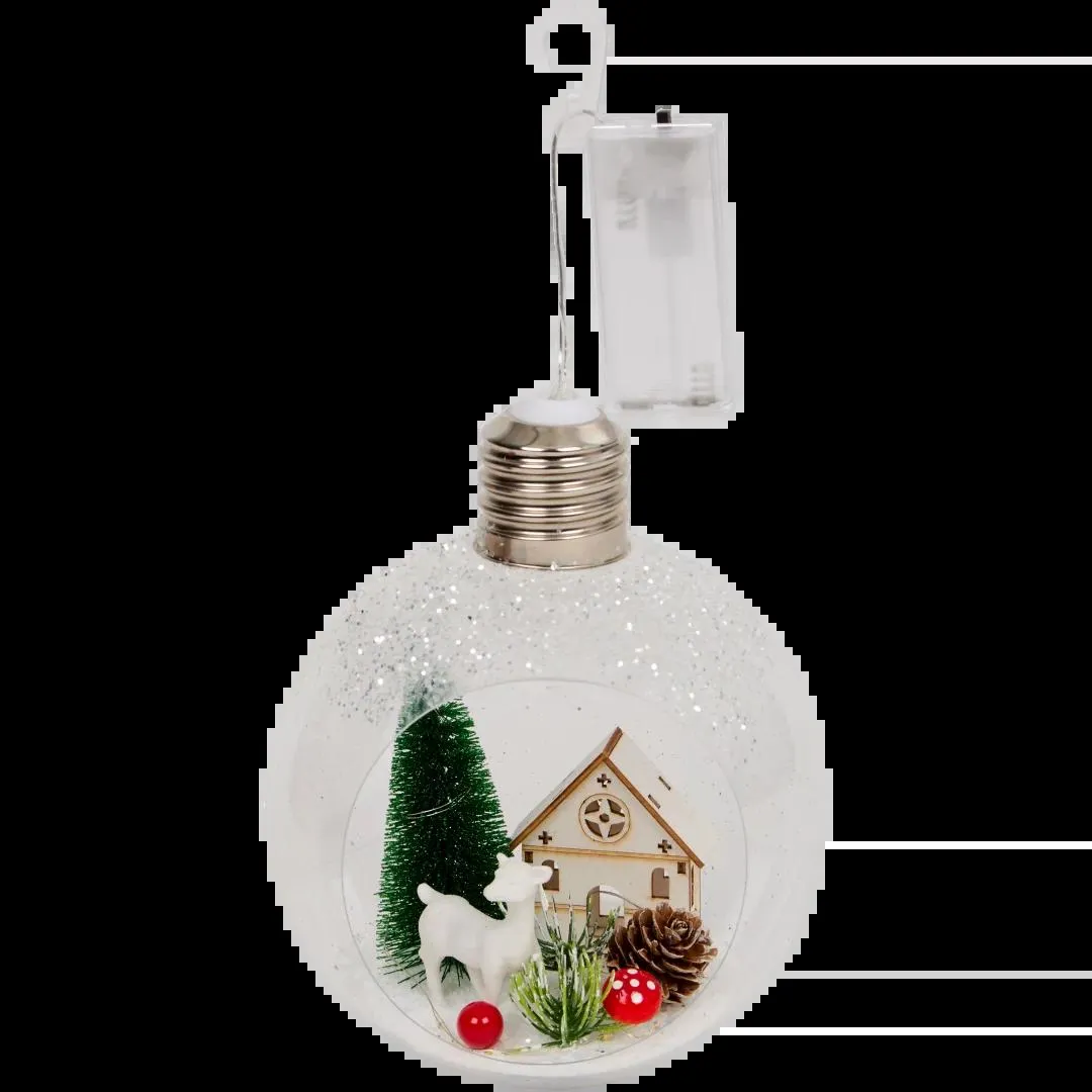 Pallina di Natale con LED