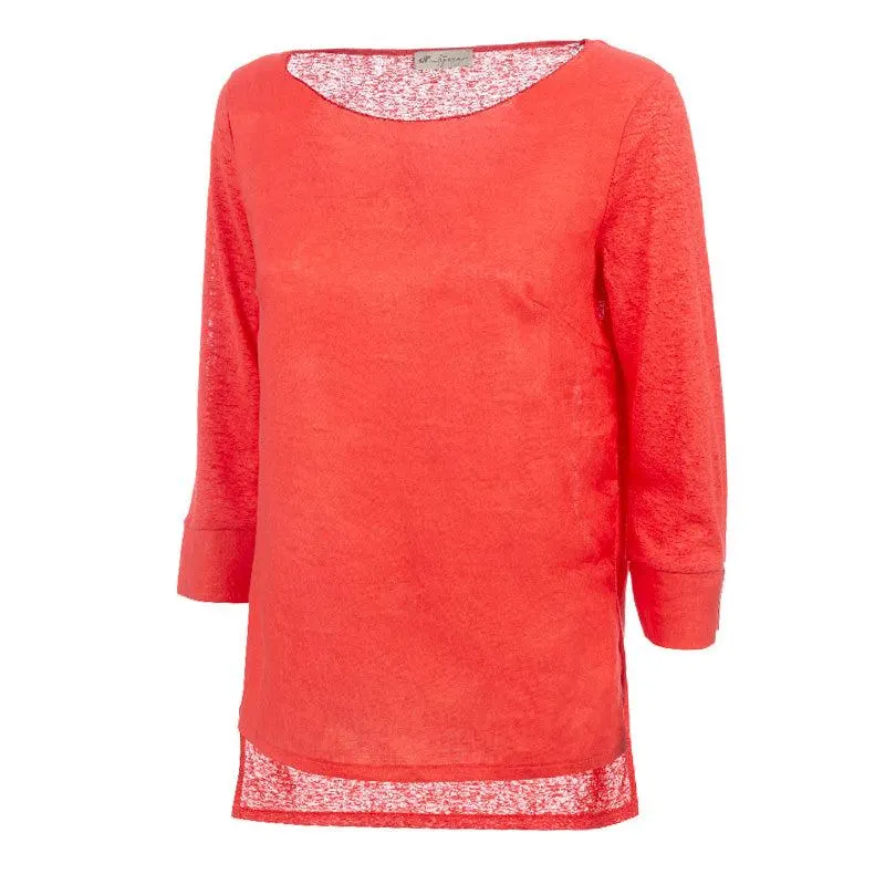 Maglia donna 3/4 lino