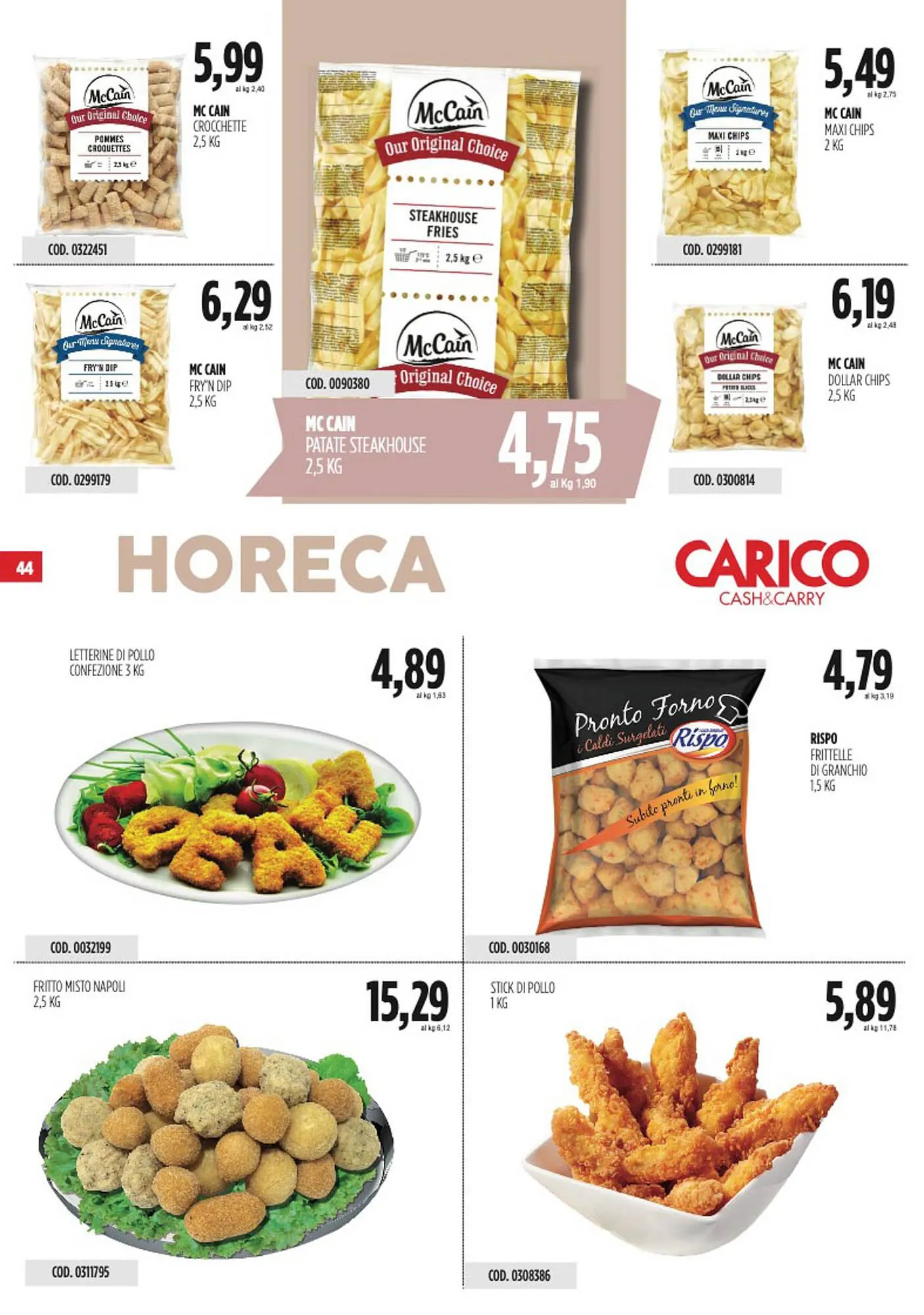 Volantino Carico Cash & Carry da 22 maggio a 4 giugno di 2025 - Pagina del volantino 44