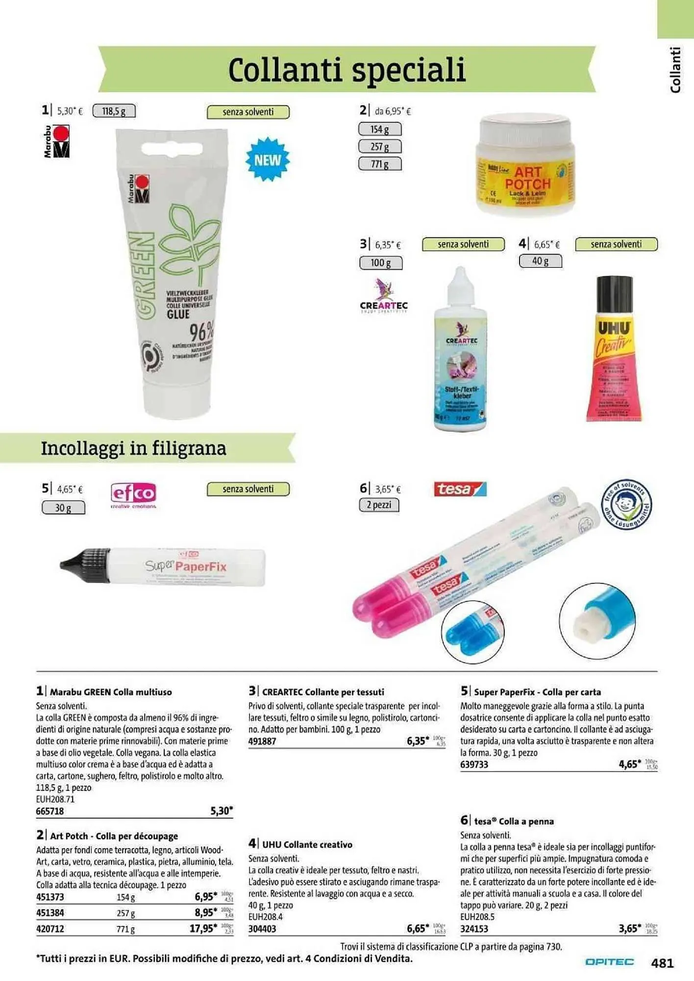 Volantino Opitec da 6 gennaio a 31 agosto di 2024 - Pagina del volantino 481