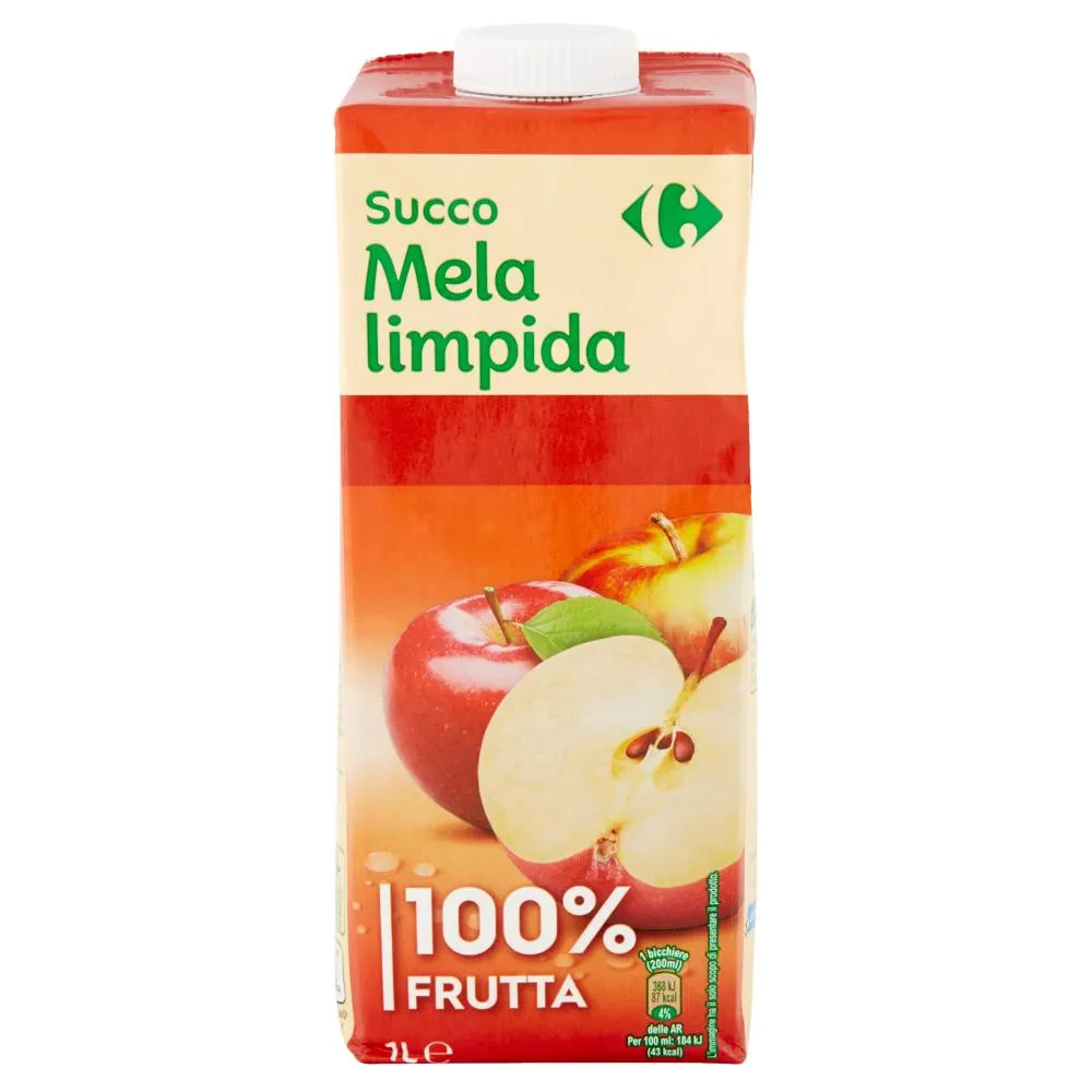 Carrefour Succo Mela limpida 1 L