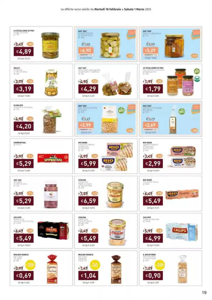 Lo sfizio dell'affettato il sano sapore del mare da 18 febbraio a 1 marzo di 2025 - Pagina del volantino 19