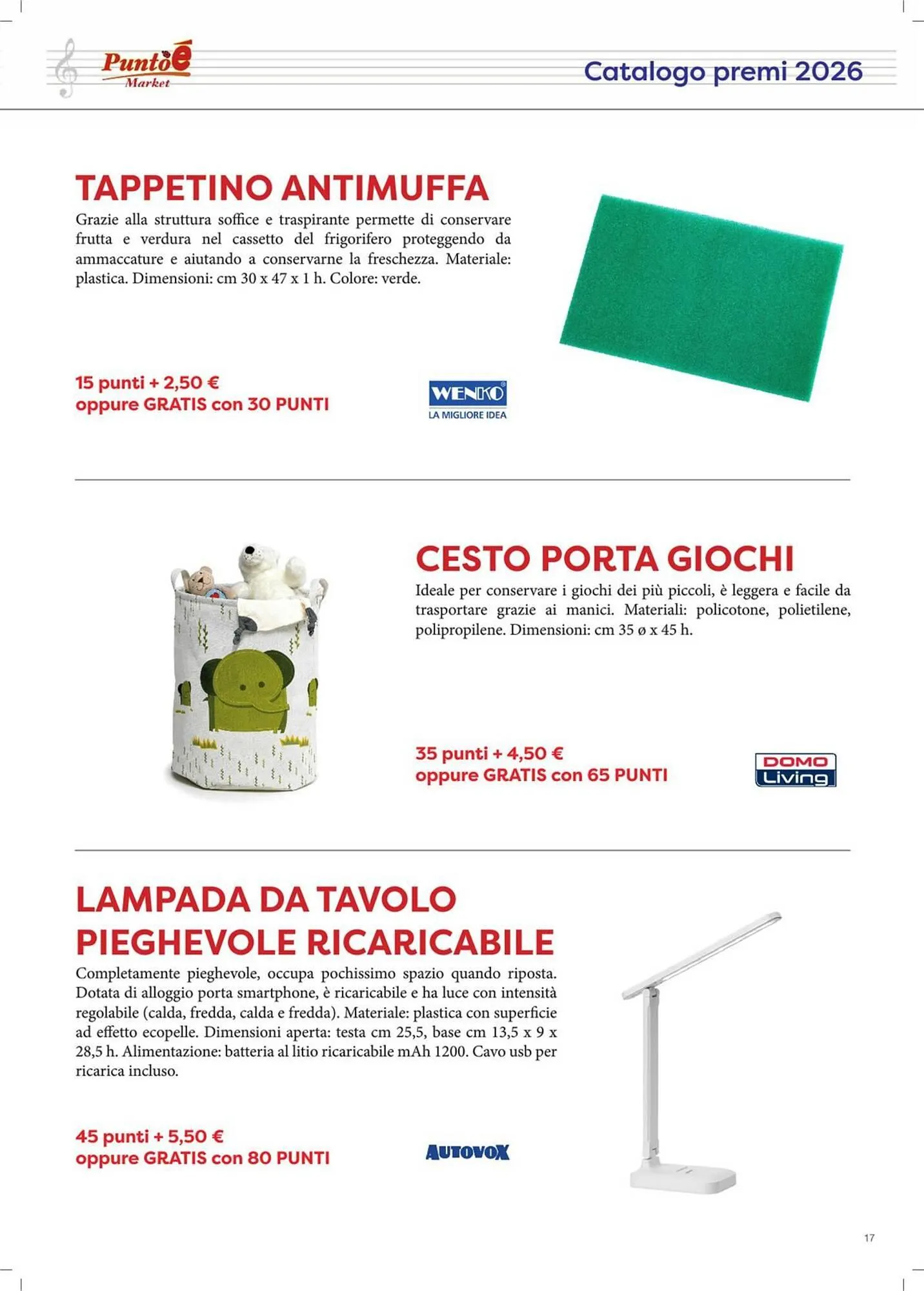 Volantino Punto é market da 31 marzo a 30 novembre di 2026 - Pagina del volantino 17