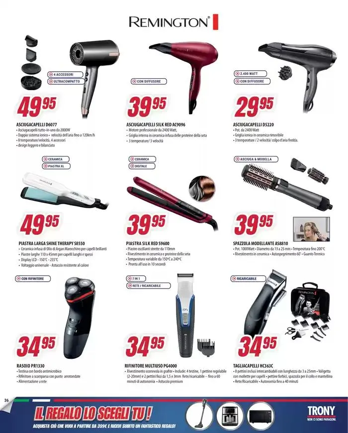 Il regalo lo scegli tu da Trony! da 12 aprile a 7 maggio di 2025 - Pagina del volantino 36