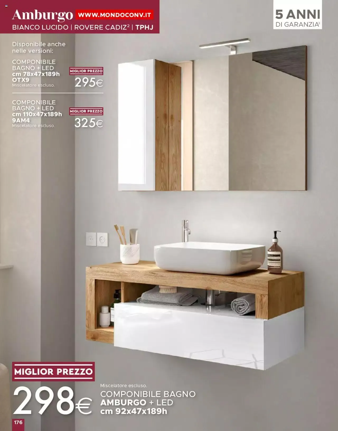 Volantino Mondo Convenienza da 1 ottobre a 31 dicembre di 2023 - Pagina del volantino 178