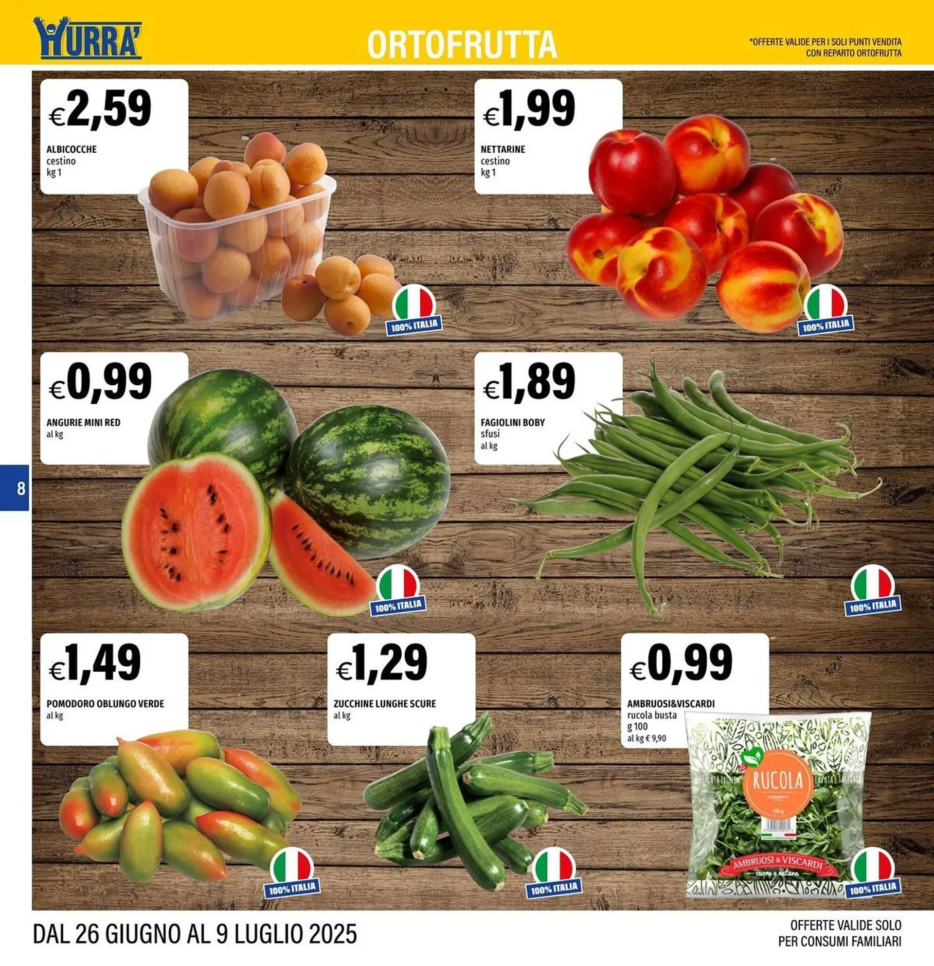 Volantino Hurrà da 26 giugno a 9 luglio di 2025 - Pagina del volantino 8