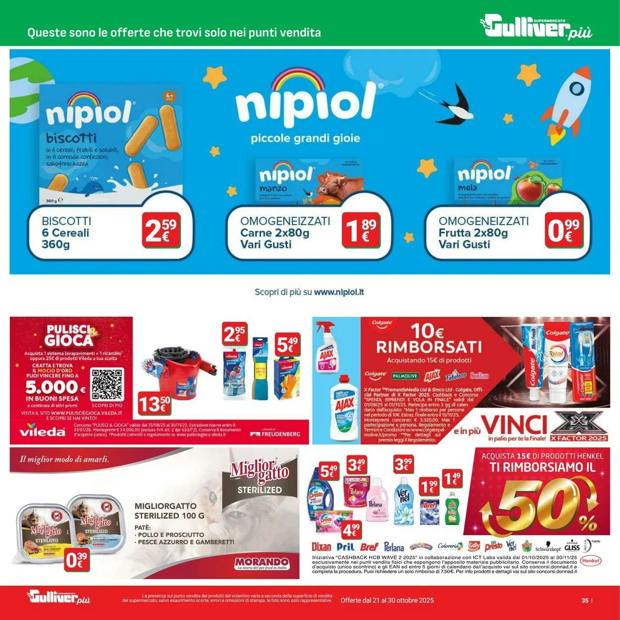 Gulliver Volantino attuale da 21 ottobre a 30 ottobre di 2025 - Pagina del volantino 35
