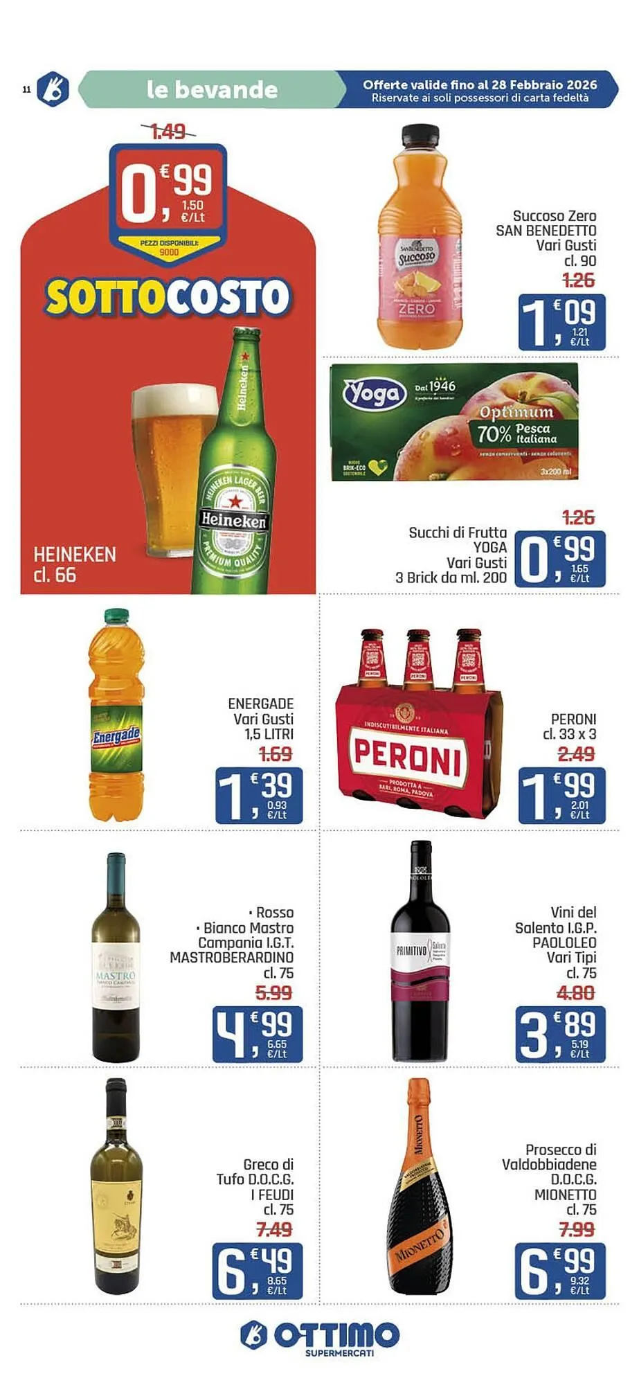 Volantino Ottimo Market da 19 febbraio a 28 febbraio di 2026 - Pagina del volantino 11