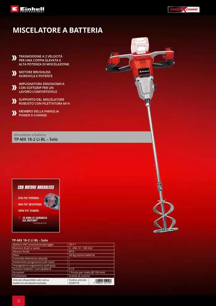 Elettroutensili 2025 da 11 febbraio a 31 dicembre di 2025 - Pagina del volantino 26