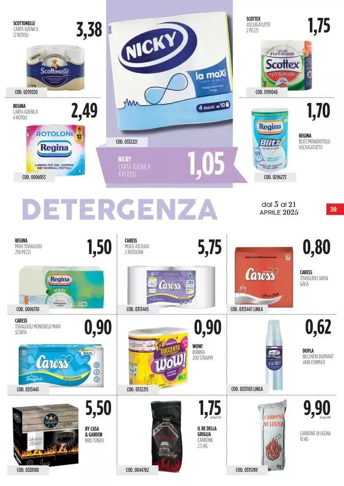 Offerte Carico Cash & Carry da 3 aprile a 21 aprile di 2025 - Pagina del volantino 39