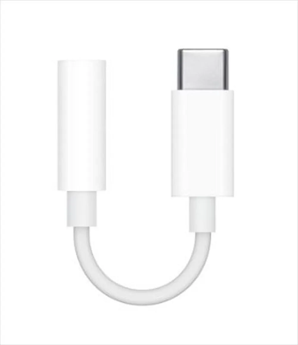 APPLE - USB-C to 3.5 mm Headphone Jack Adapter-Bianco
