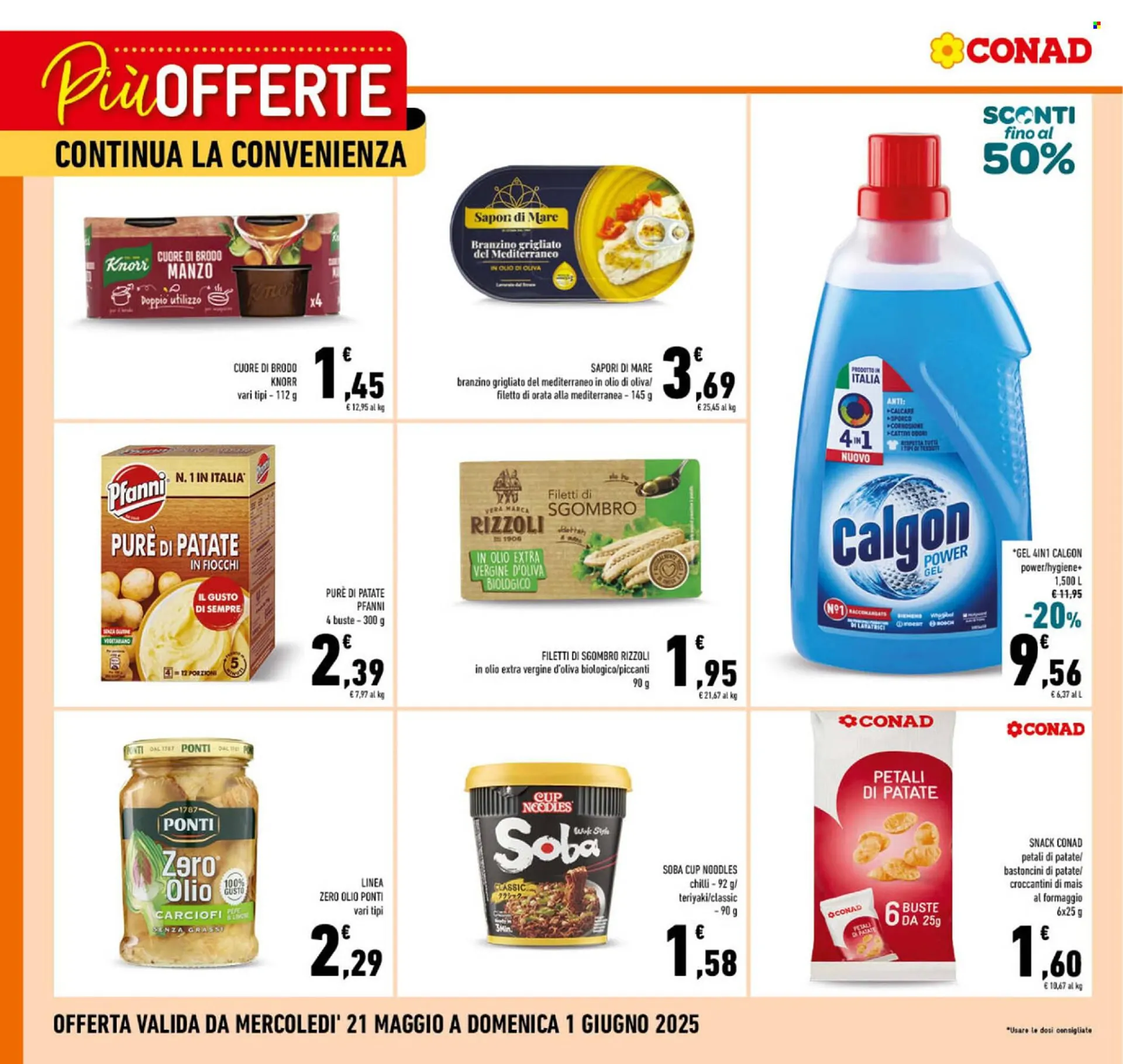 Volantino Conad da 21 maggio a 1 giugno di 2025 - Pagina del volantino 1