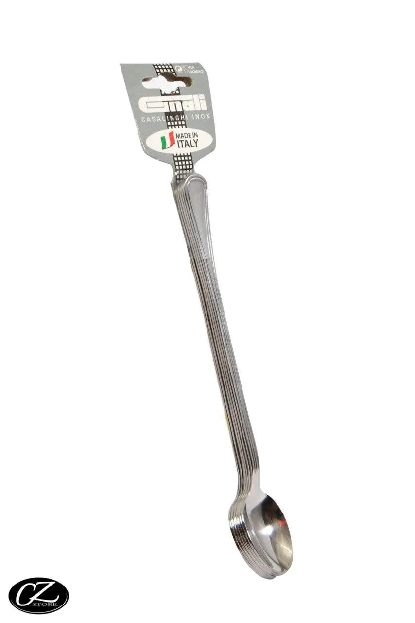 Gnali - Stainless steel classic drink spoons 6pcs