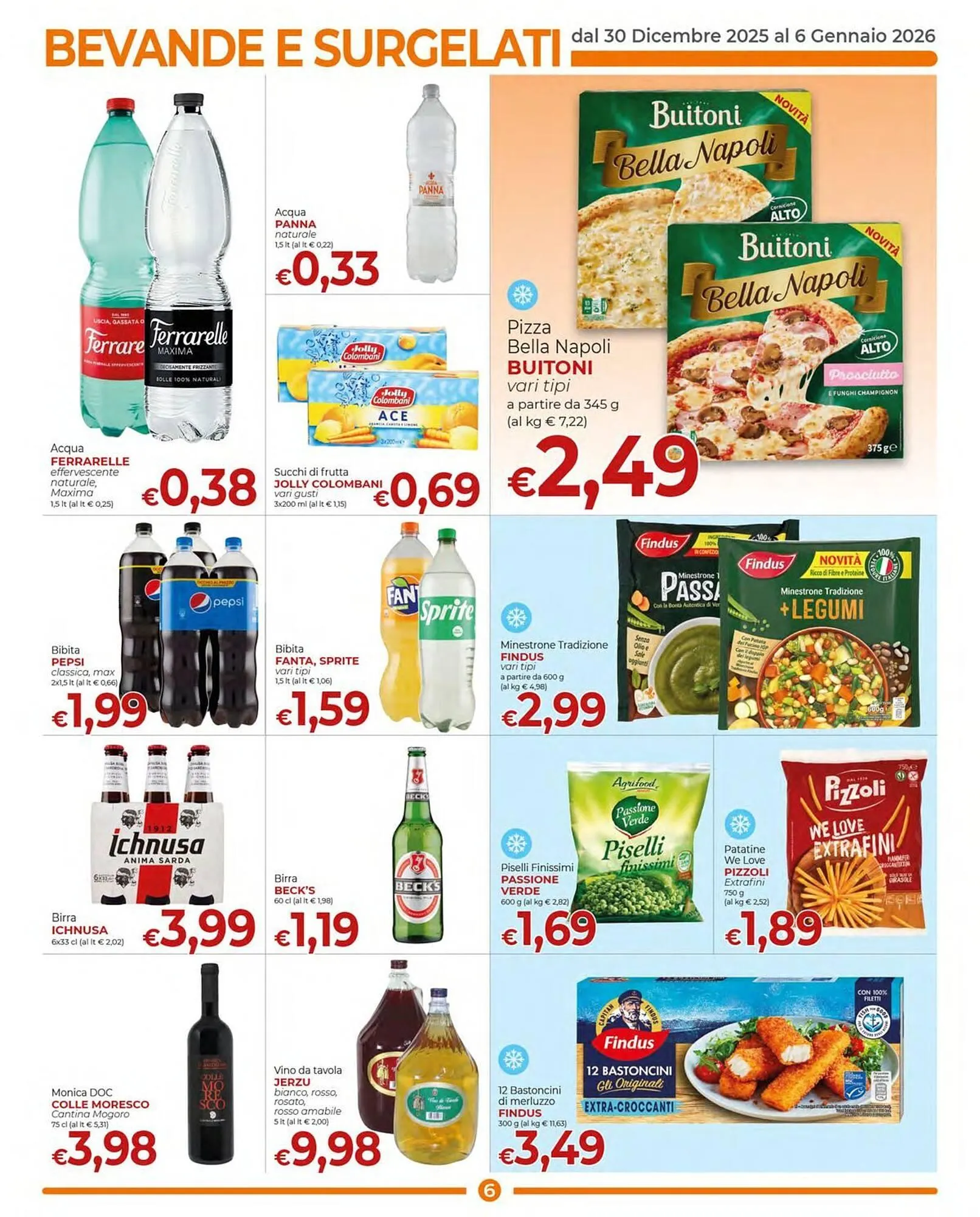 Volantino Supermercati Nonna Isa da 30 dicembre a 6 gennaio di 2026 - Pagina del volantino 6