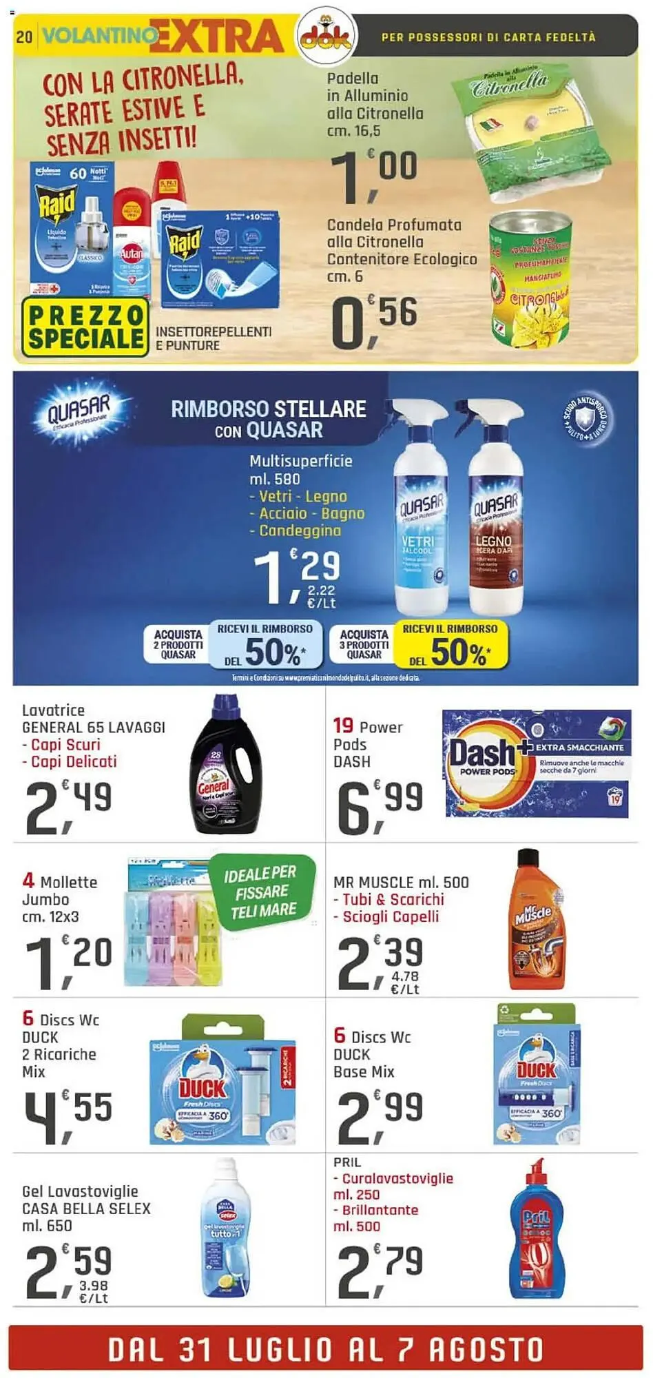 Volantino Supermercati Dok da 31 luglio a 7 agosto di 2025 - Pagina del volantino 20