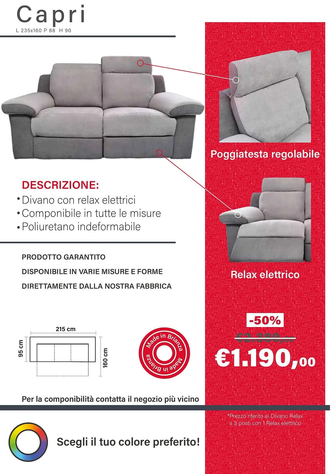 Volantino Outlet Divani da 15 ottobre a 31 dicembre di 2024 - Pagina del volantino 8