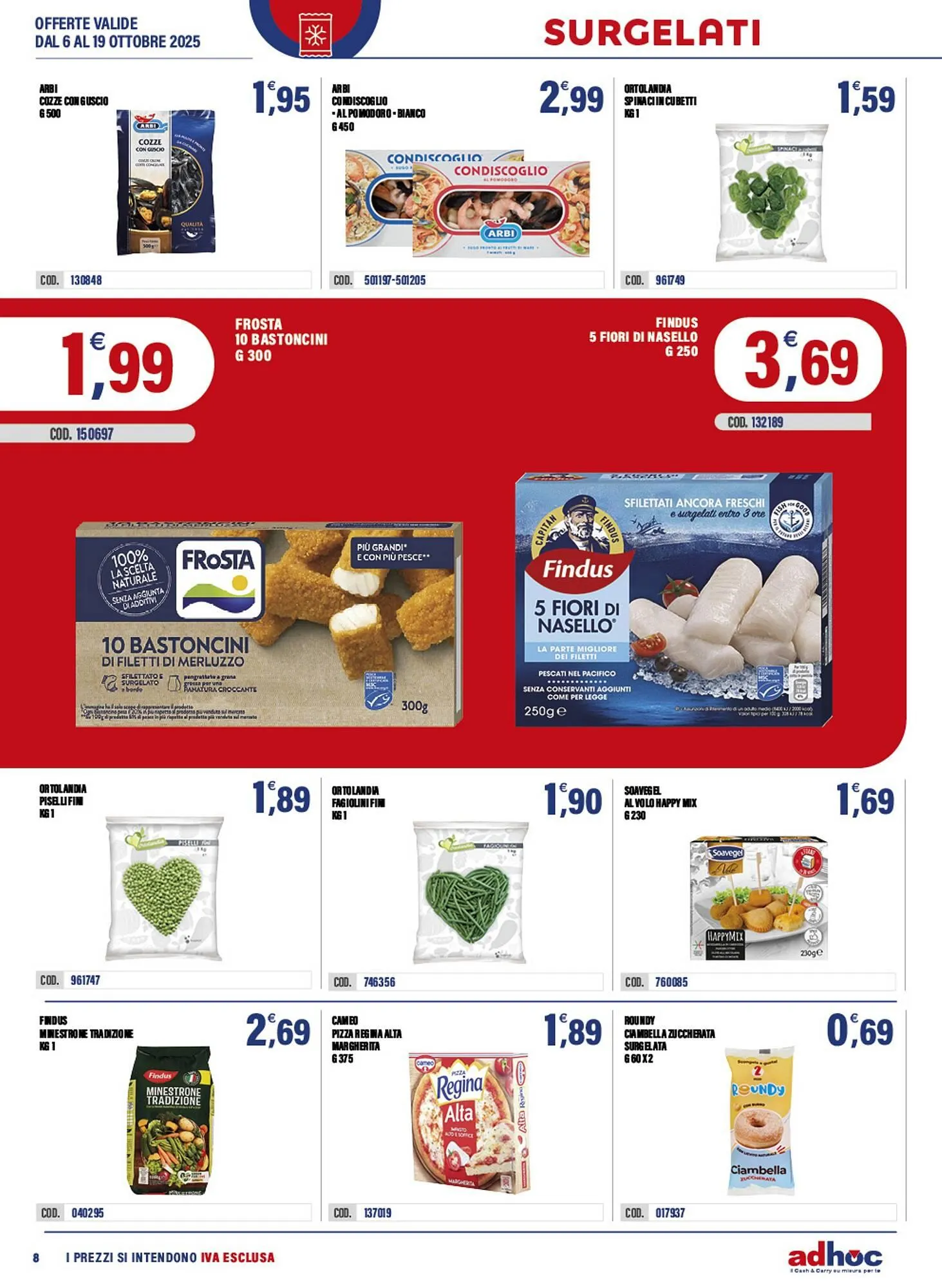 Volantino Adhoc da 6 ottobre a 19 ottobre di 2025 - Pagina del volantino 8