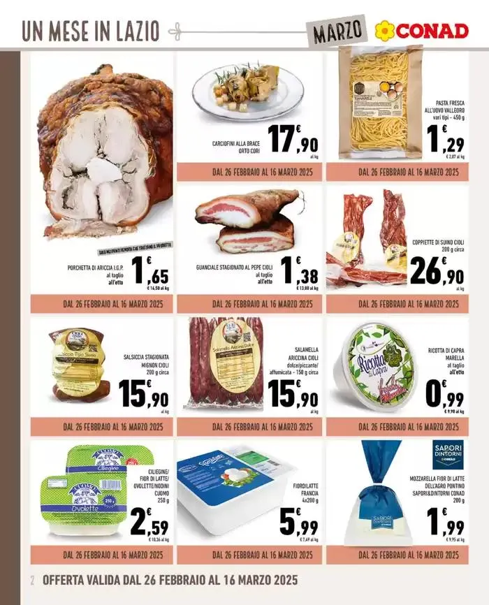 Un Mese in Lazio da 26 febbraio a 31 marzo di 2025 - Pagina del volantino 2