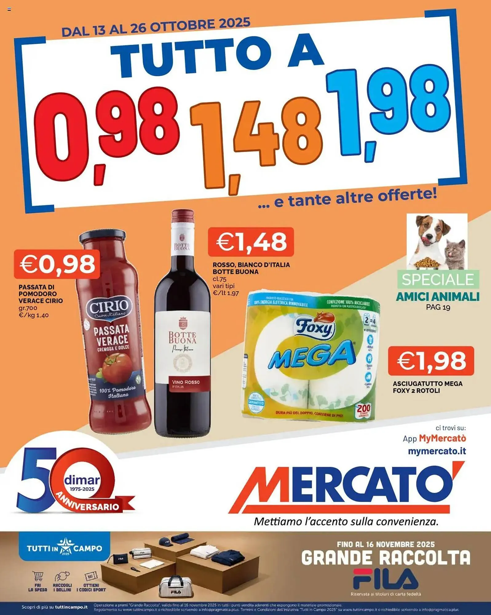 Volantino Mercatò da 13 ottobre a 26 ottobre di 2025 - Pagina del volantino 1