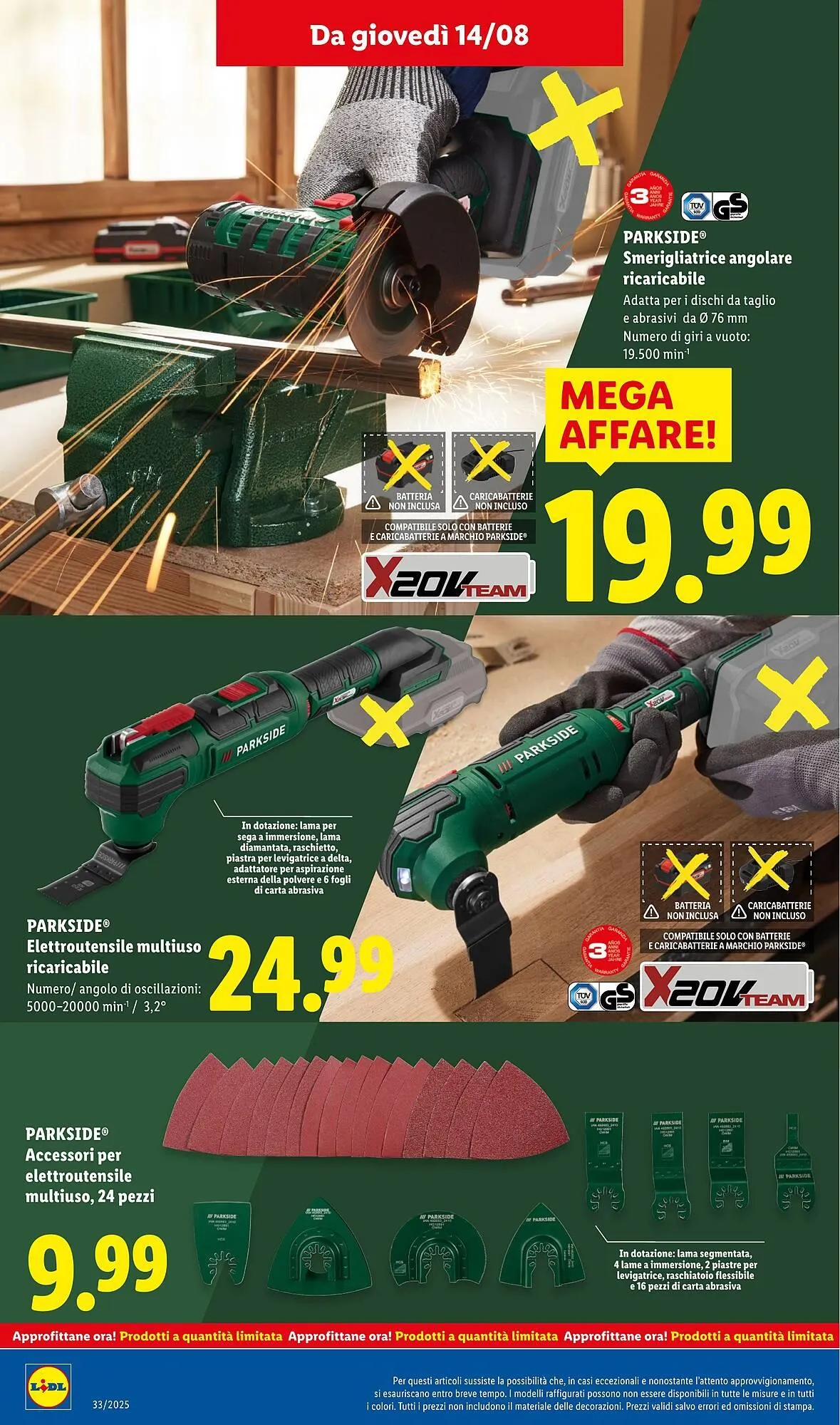 Volantino Lidl da 11 agosto a 17 agosto di 2025 - Pagina del volantino 44